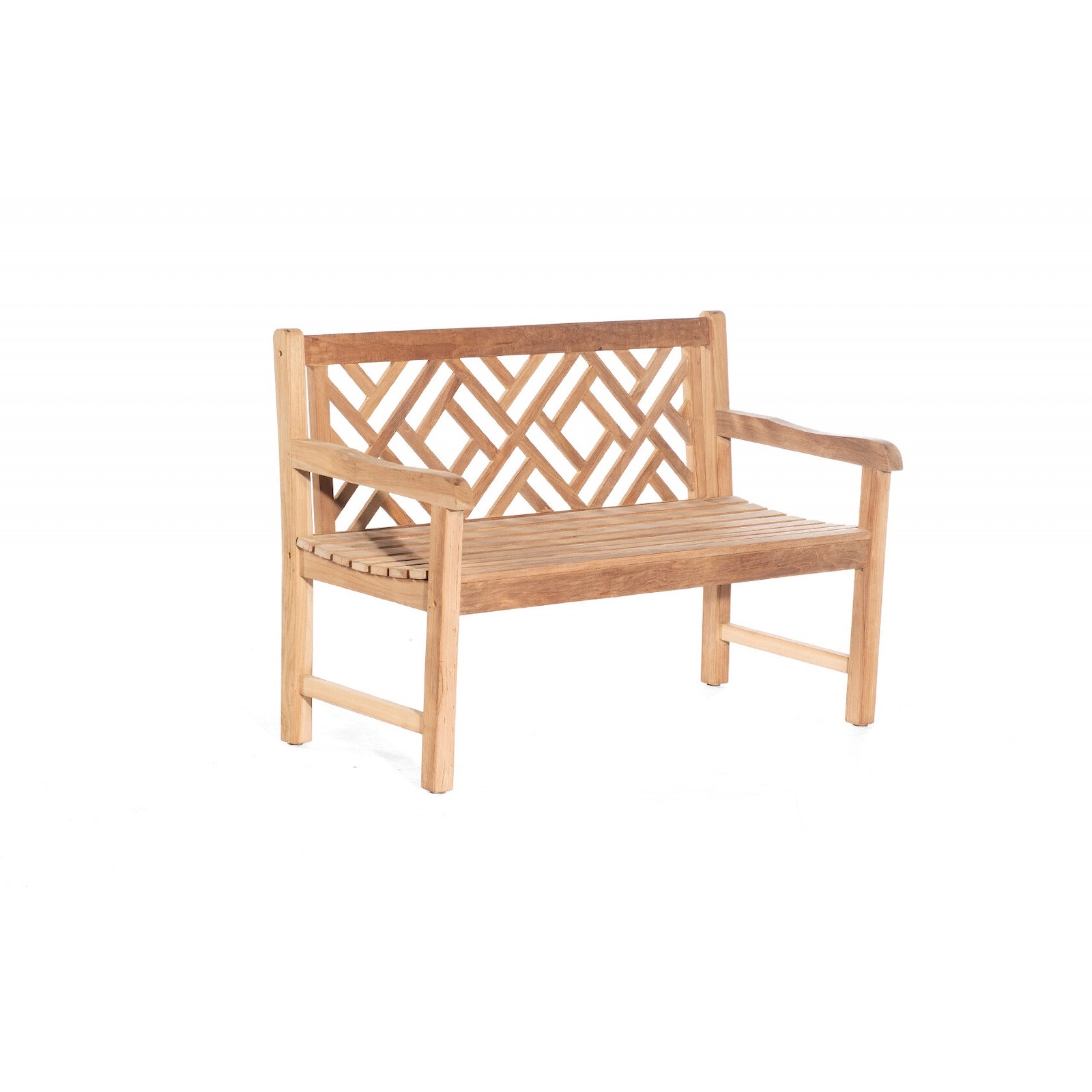 SonnenPartner Gartenlounge-Sessel Sonnenpartner QUADRIGA 2-Sitzer Bank Gartenbank Sitzbank Holzbank