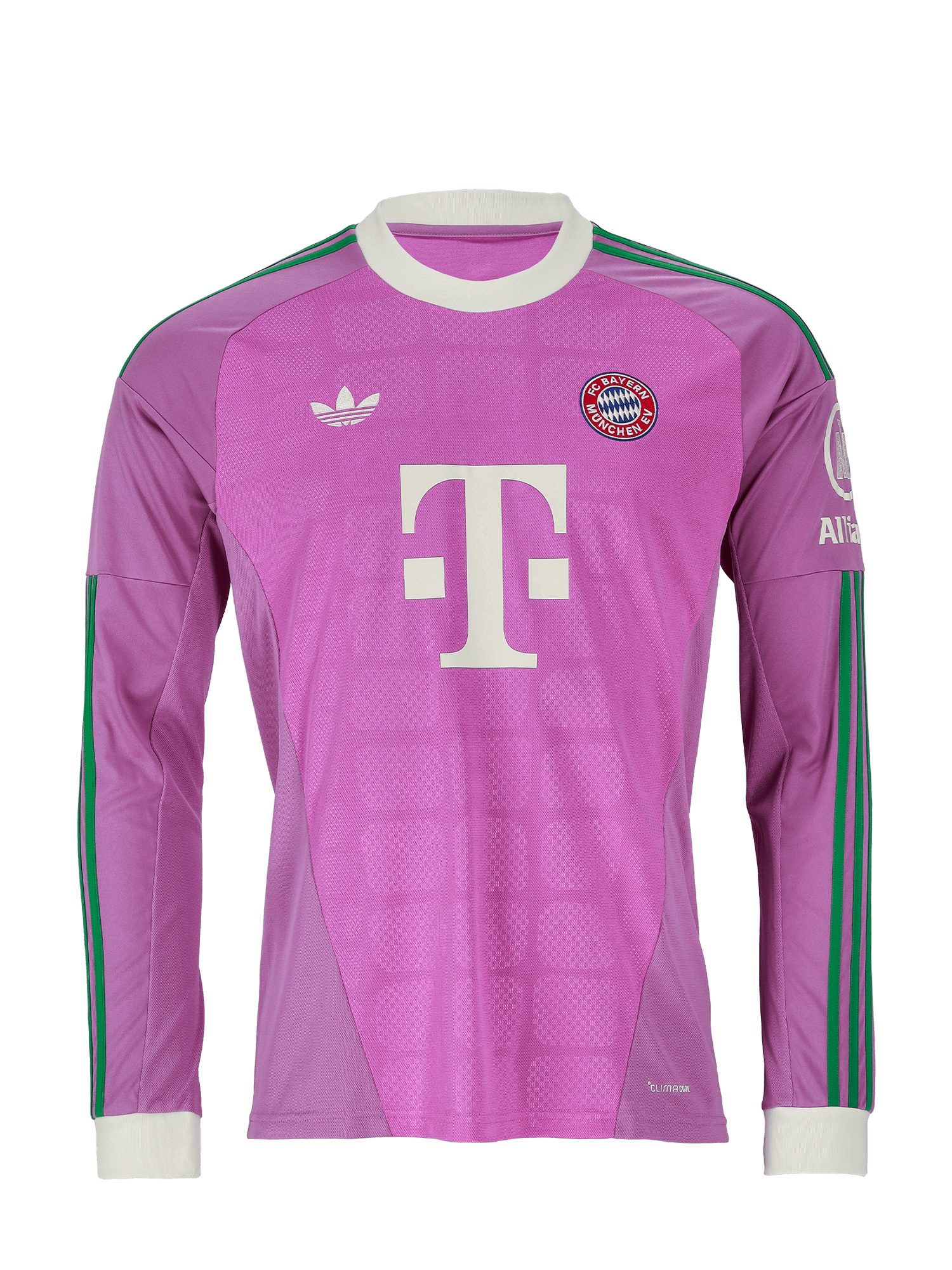 adidas Performance Torwarttrikot FC Bayern München, Langarm Trikot Torwart Away 26-27, Kinder, Lila