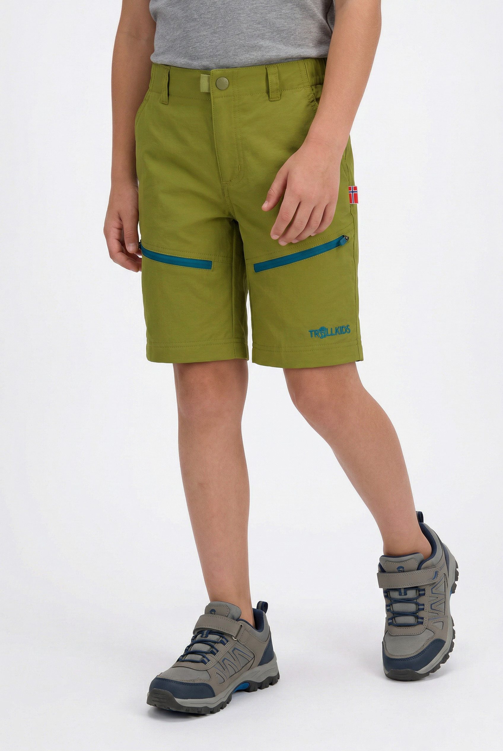 TROLLKIDS Shorts Kids Seiland Shorts mit zwei Reißverschlusstaschen auf den Oberschenkeln, schnelltrocknend