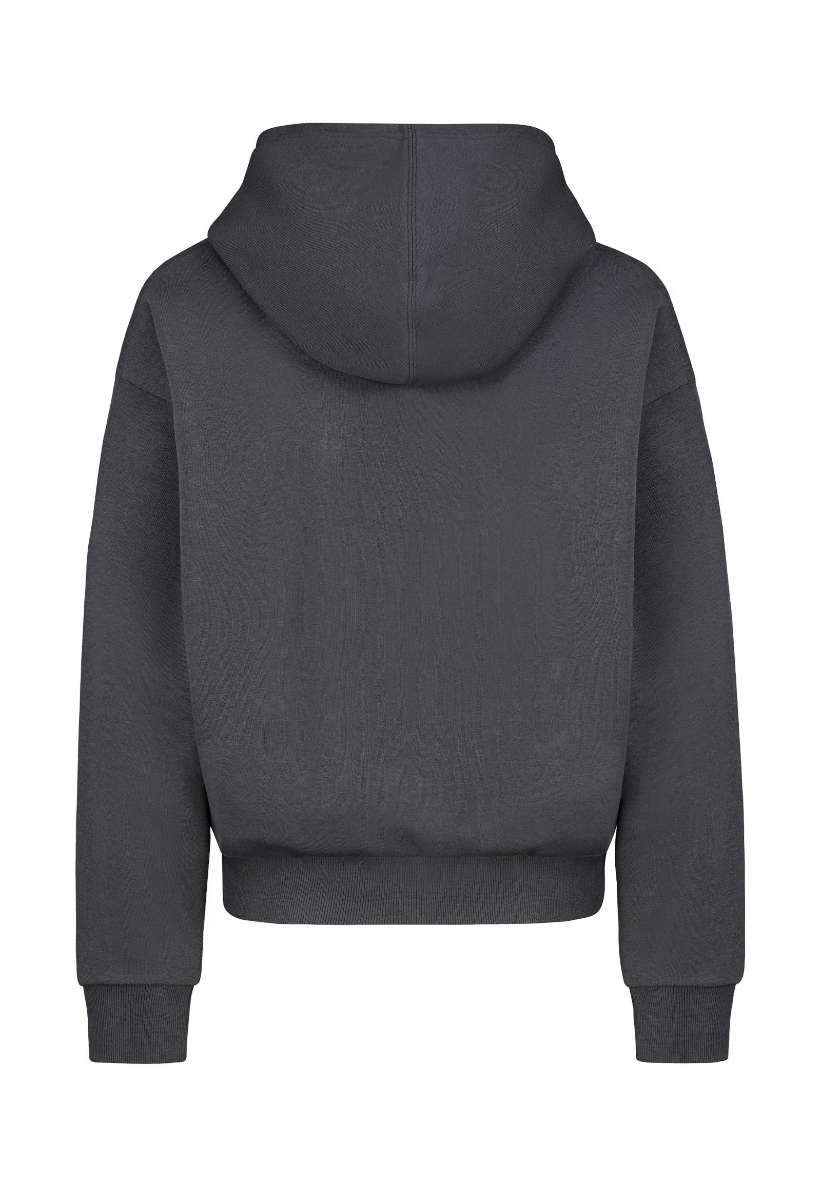 SUBLEVEL Kapuzenpullover Hoodie Mini-Print Sweater, Kapuzensweatshirt mit seitl. Eingrifftaschen