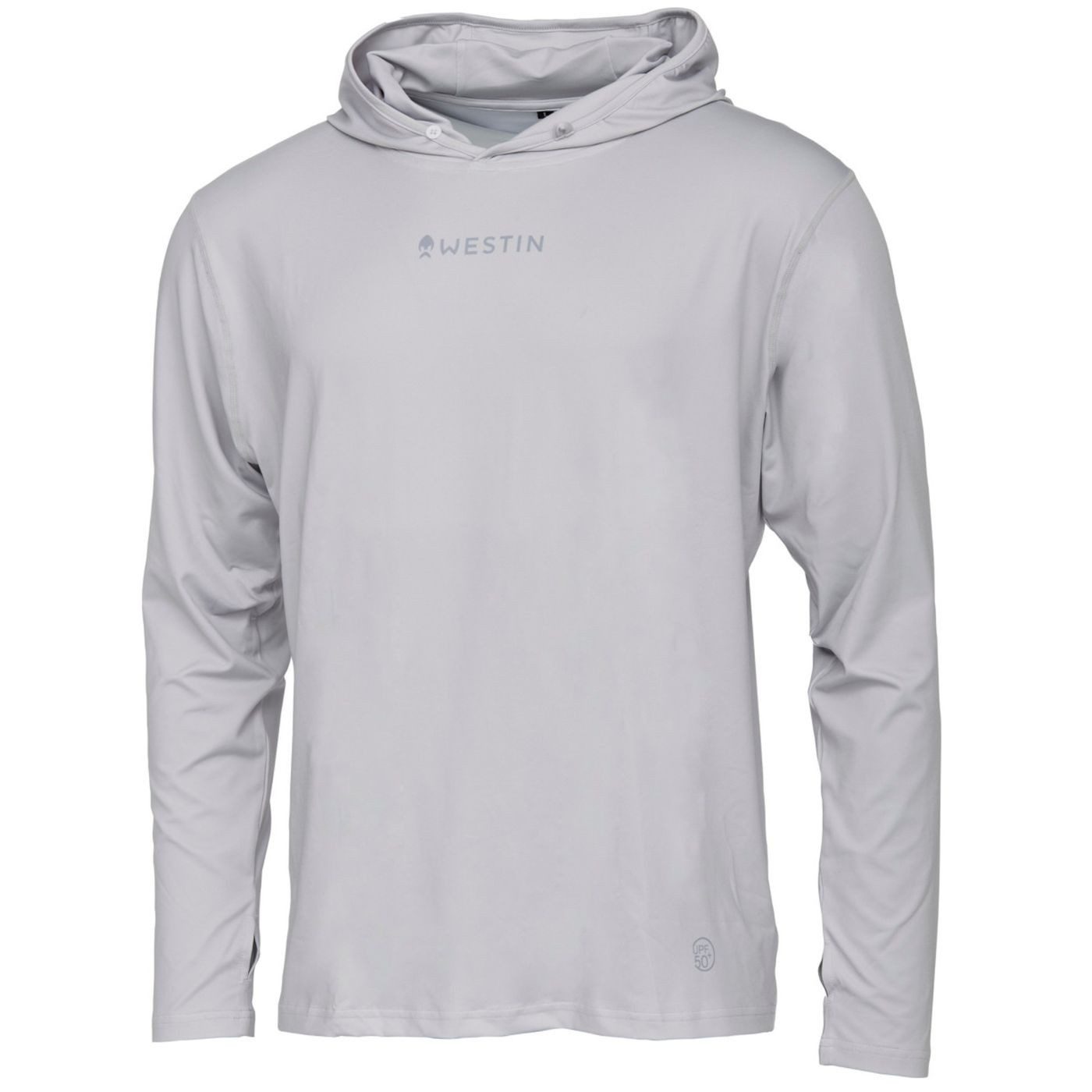 WESTIN Kapuzenpullover Westin Ledge Upf Hoodie Mist Grey - Angelpullover