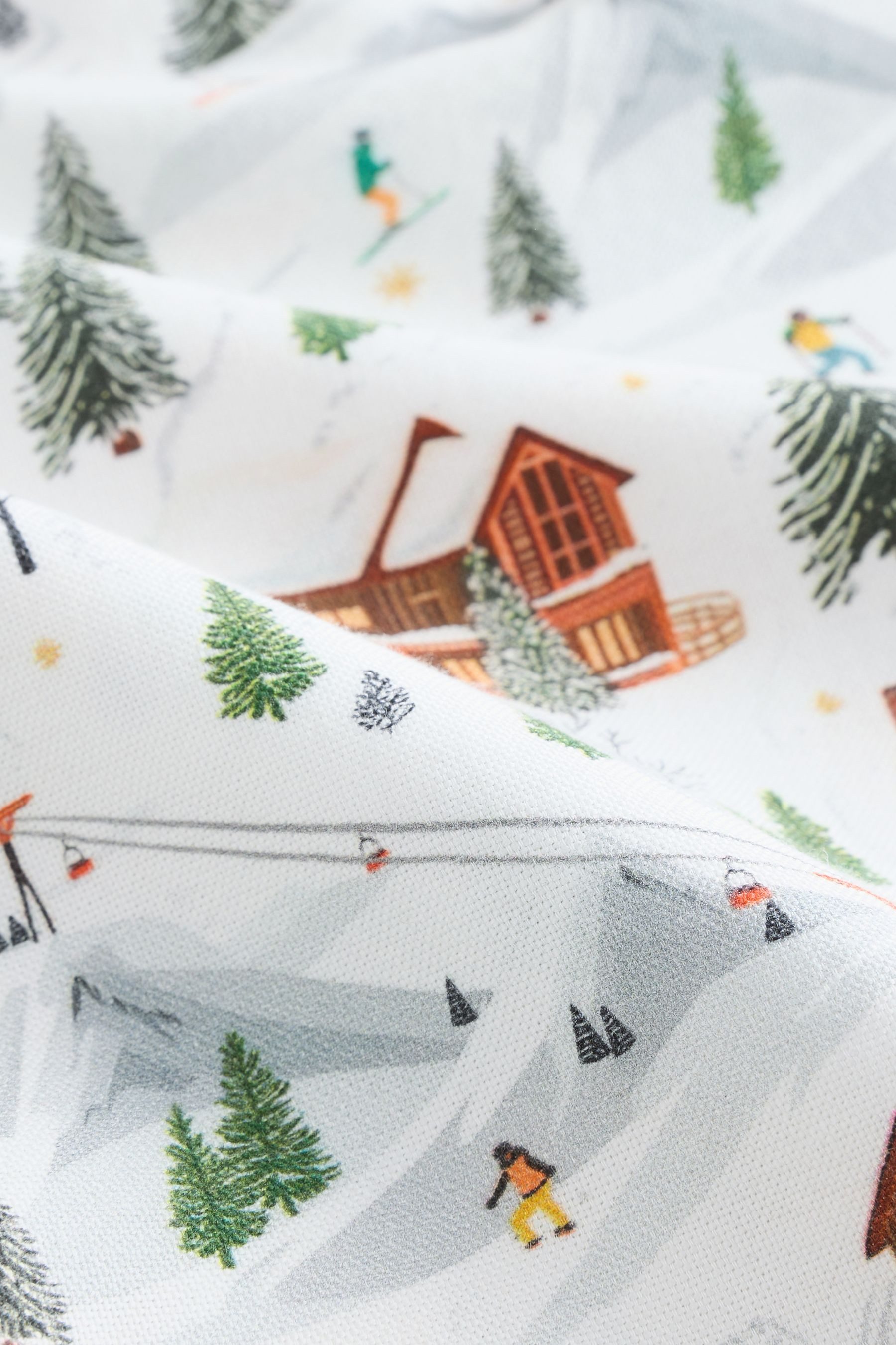 Next Langarmhemd Langärmeliges Hemd mit Weihnachtsmotiv (1-tlg)