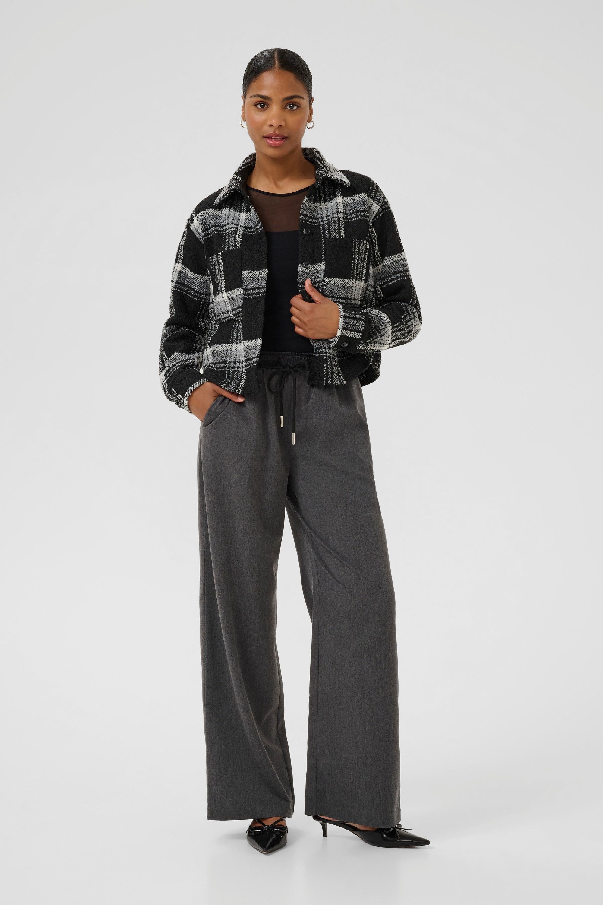 KAFFE Langarmhemd Langarm-Hemd KAlily