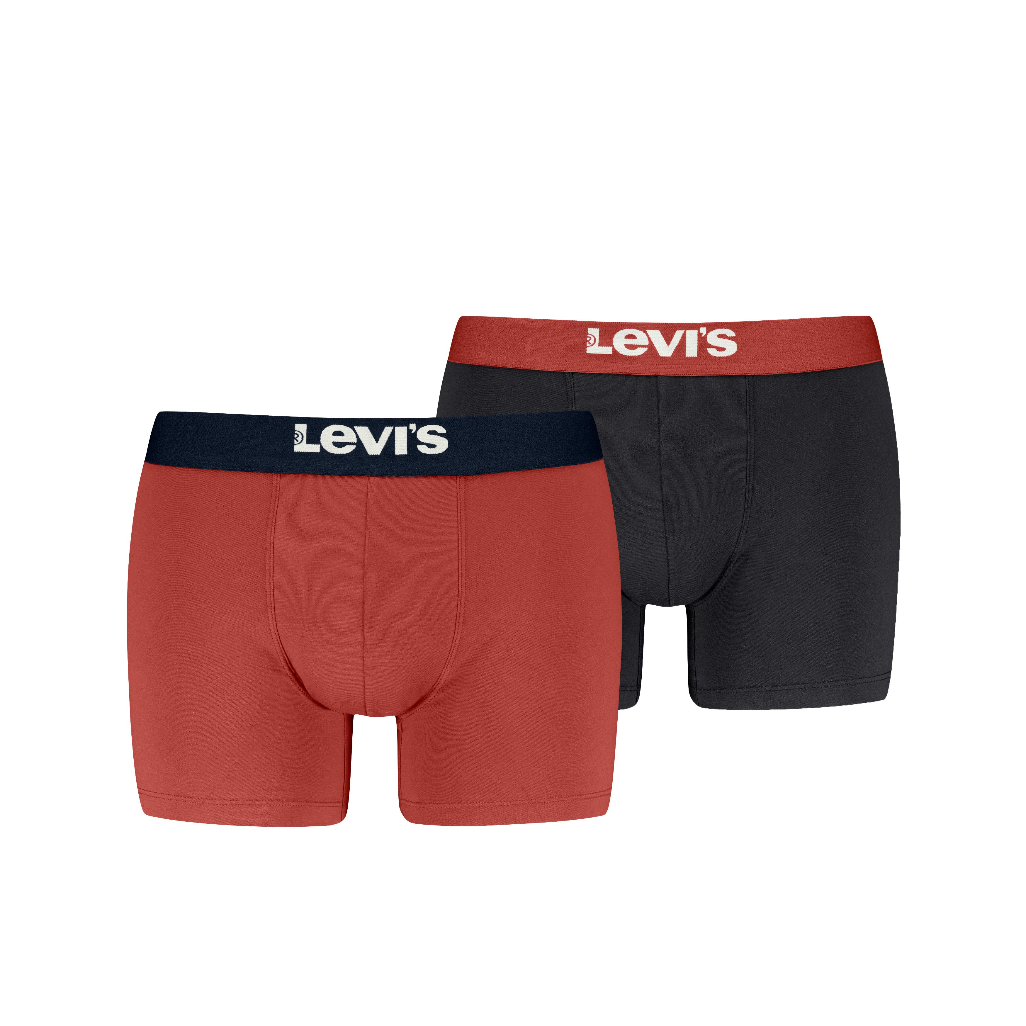 Slip LEVIS MEN SOLID BASIC BOXER BRIEF ORGANIC CO 2P