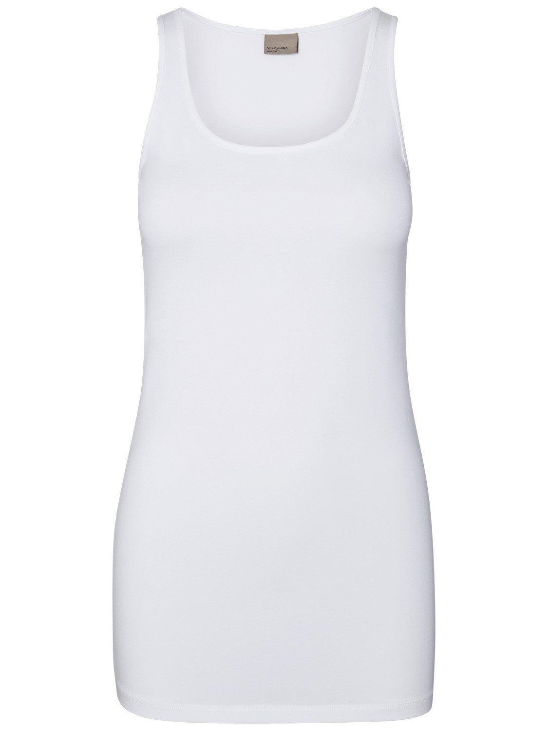 Vero Moda Tanktop Long Tank Top (3-tlg) (3 Stück) lang, elastische Baumwoll günstig online kaufen