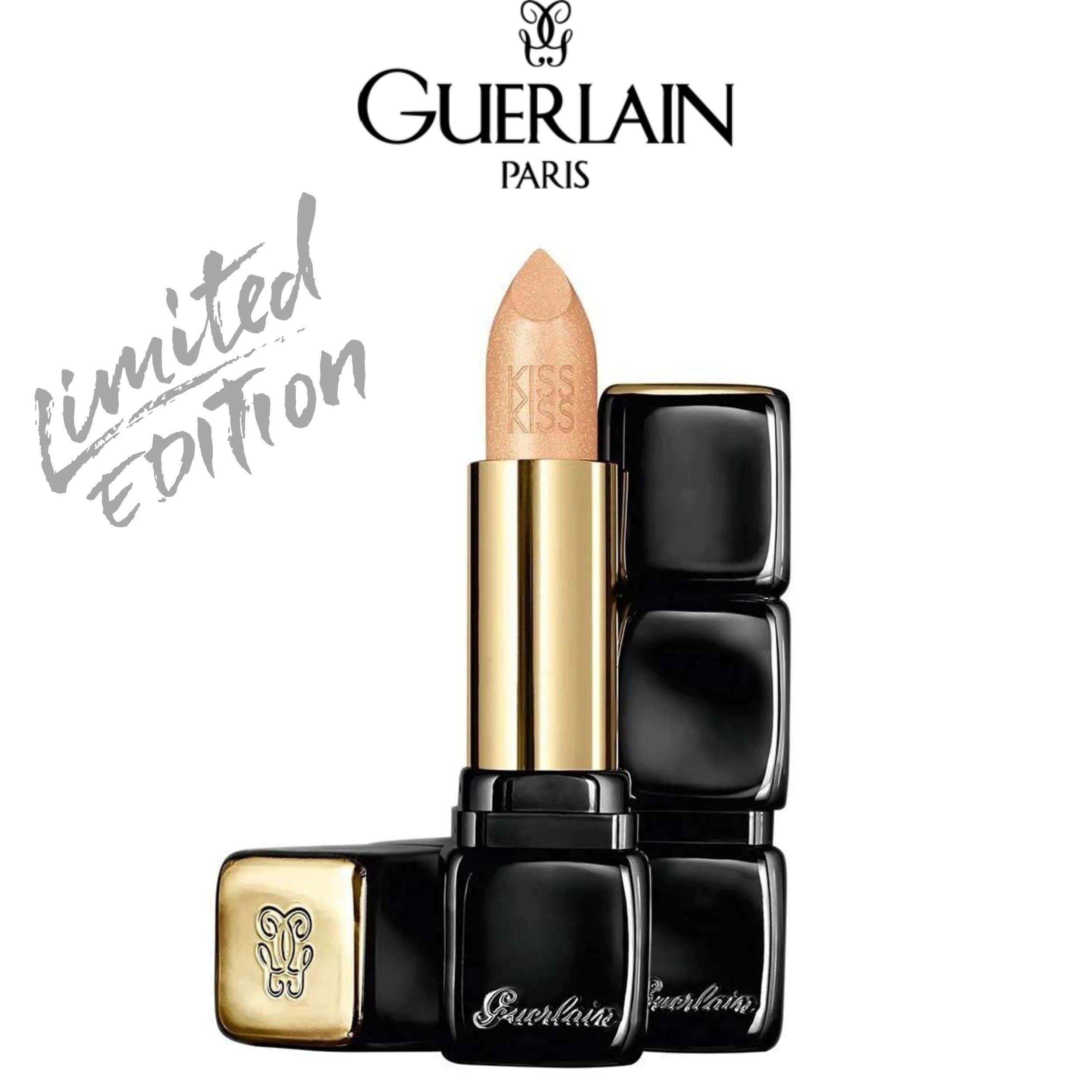 GUERLAIN Lippenstift Guerlain KissKiss Le Rouge Créme - 501 ELECTRIC GOLD - Limited Ed., Limitierte Ausgabe, luxuriöses Gold-Finish, pflegende Formel