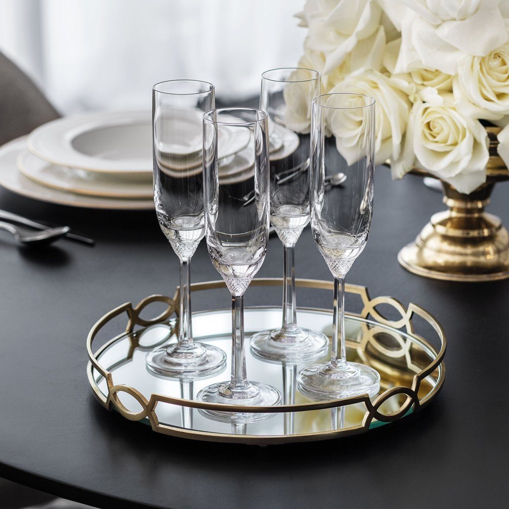 Villeroy & Boch Signature Sektglas Octavie Sektkelch, 1-tlg., Glas, Kristallglas, spülmaschinenfest, Made in Germany