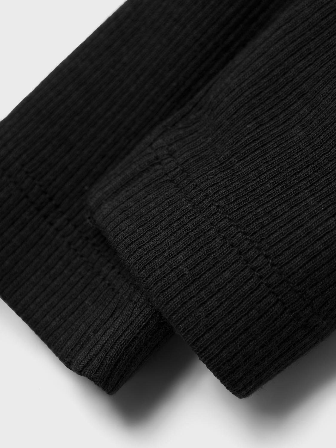 Name It Leggings NBNKAB LEGGING NOOS Baumwollmischung, Rippqualität, normal geschnitten