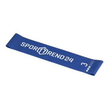 Sporttrend 24 Gymnastikbänder Mini Band blau 0,7mm / medium, Trainingsband