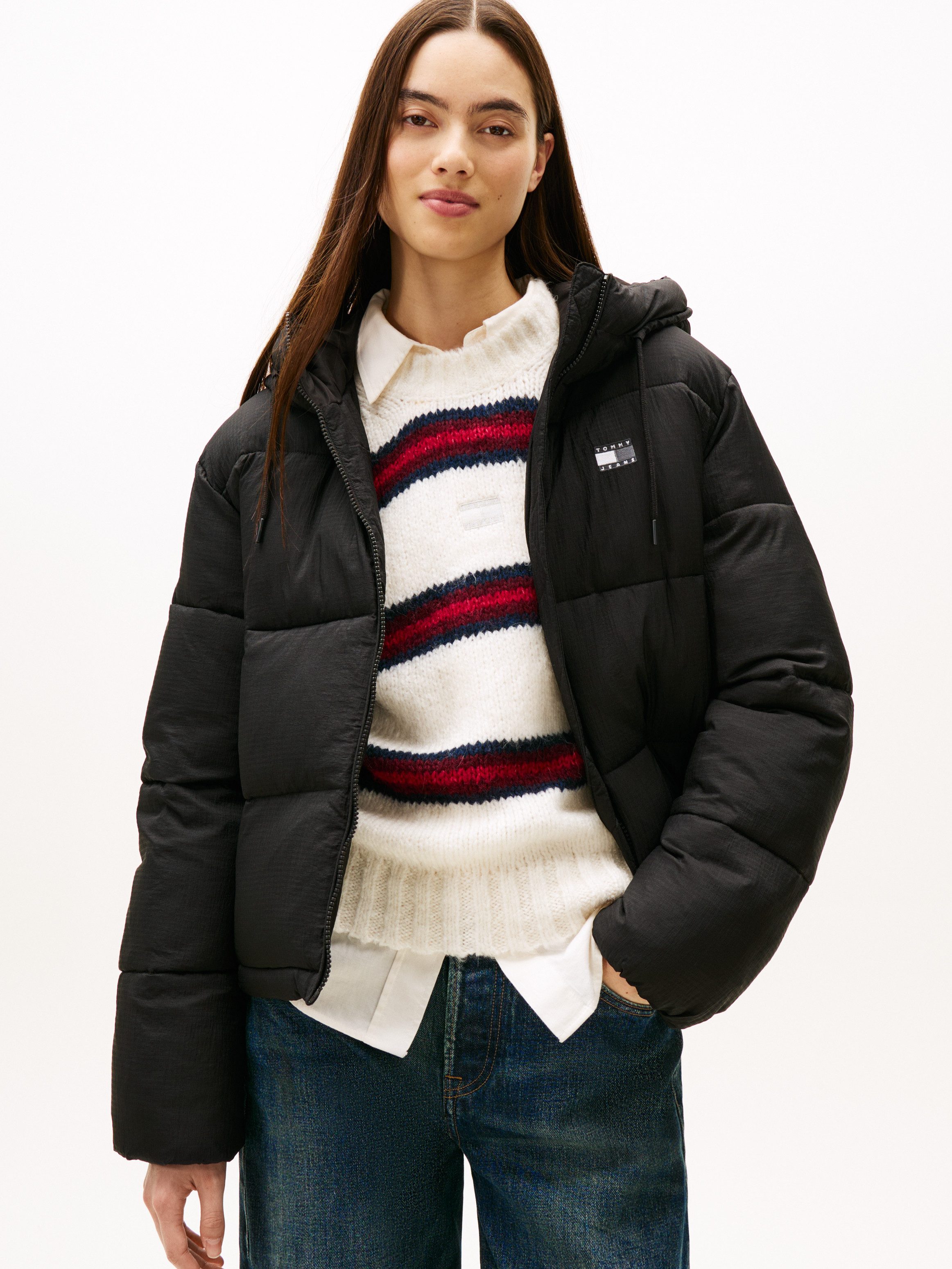 Tommy Jeans Steppjacke TJW HOODED PUFFER günstig online kaufen