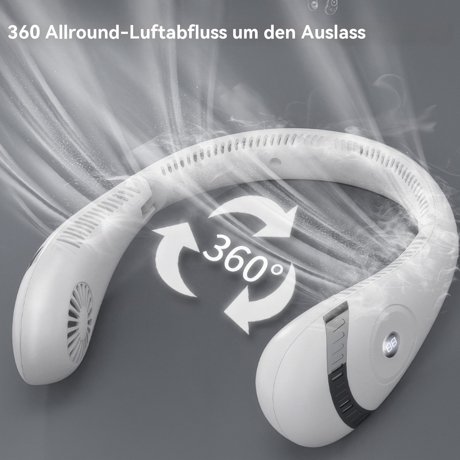 BlingBin Mini USB-Ventilator Hals Ventilator 5000mAh günstig online kaufen