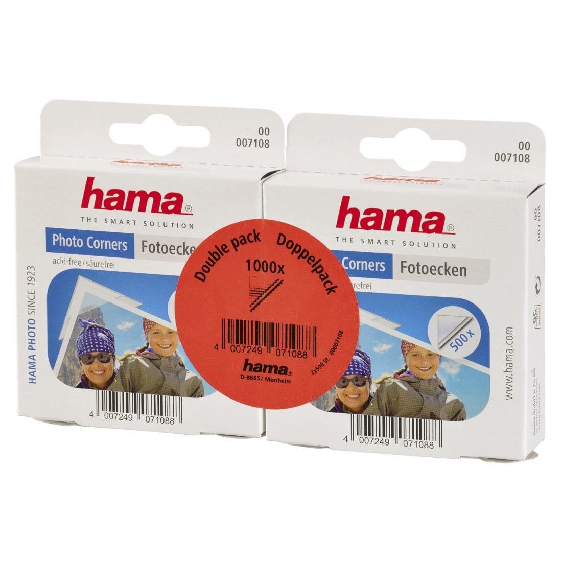 Hama Aufkleber Fotoecken-Spender Aktion, 2x500 Ecken, Doppelpack