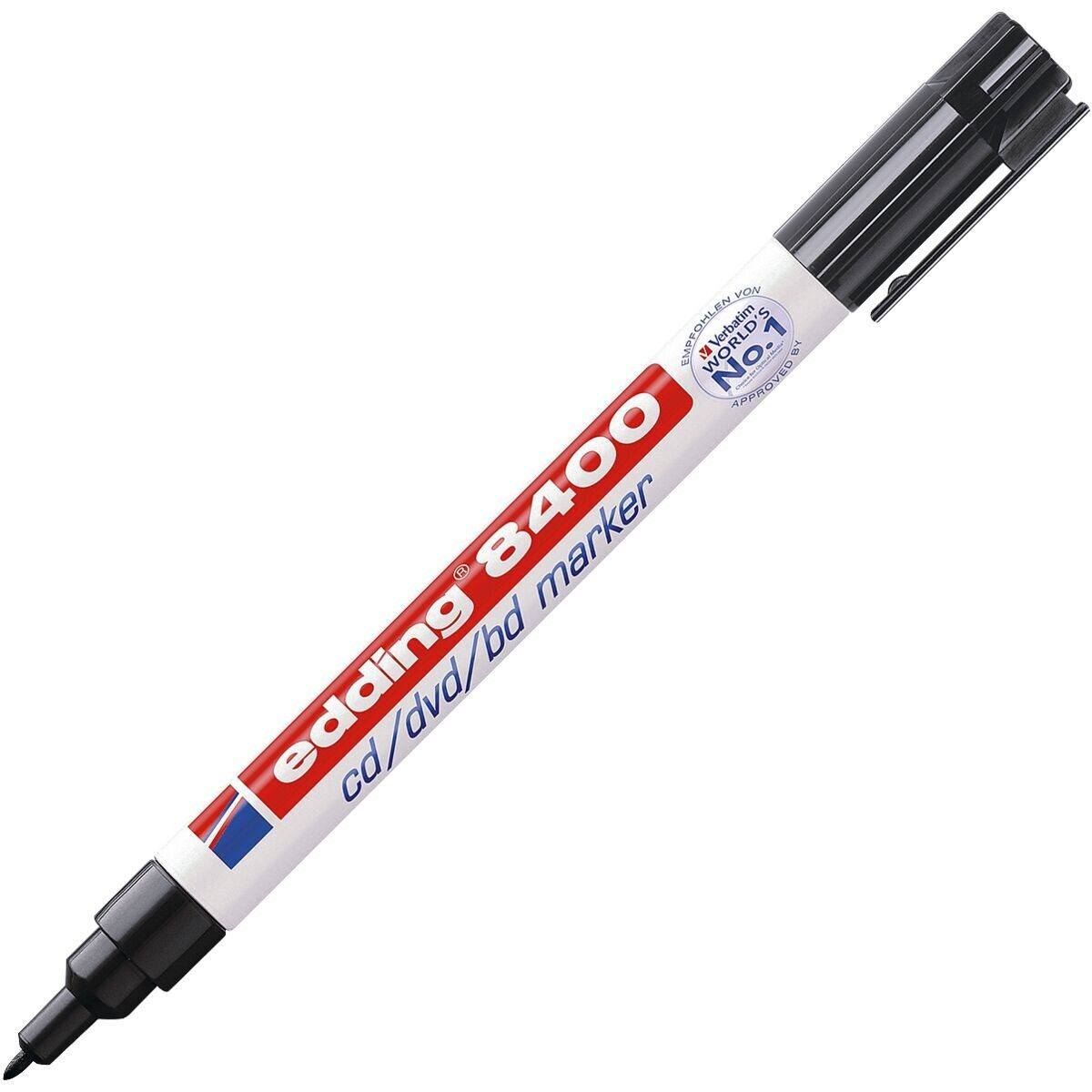 edding Permanentmarker 8400, (1-tlg), für CDs/DVDs/BDs