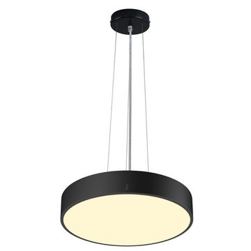 SLV LED Deckenleuchte LED Deckenleuchte Medo in Schwarz 20W 2100lm IP50 380mm 110°, keine Angabe, Leuchtmittel enthalten: Ja, fest verbaut, LED, warmweiss, Deckenlampe, Deckenbeleuchtung, Deckenlicht