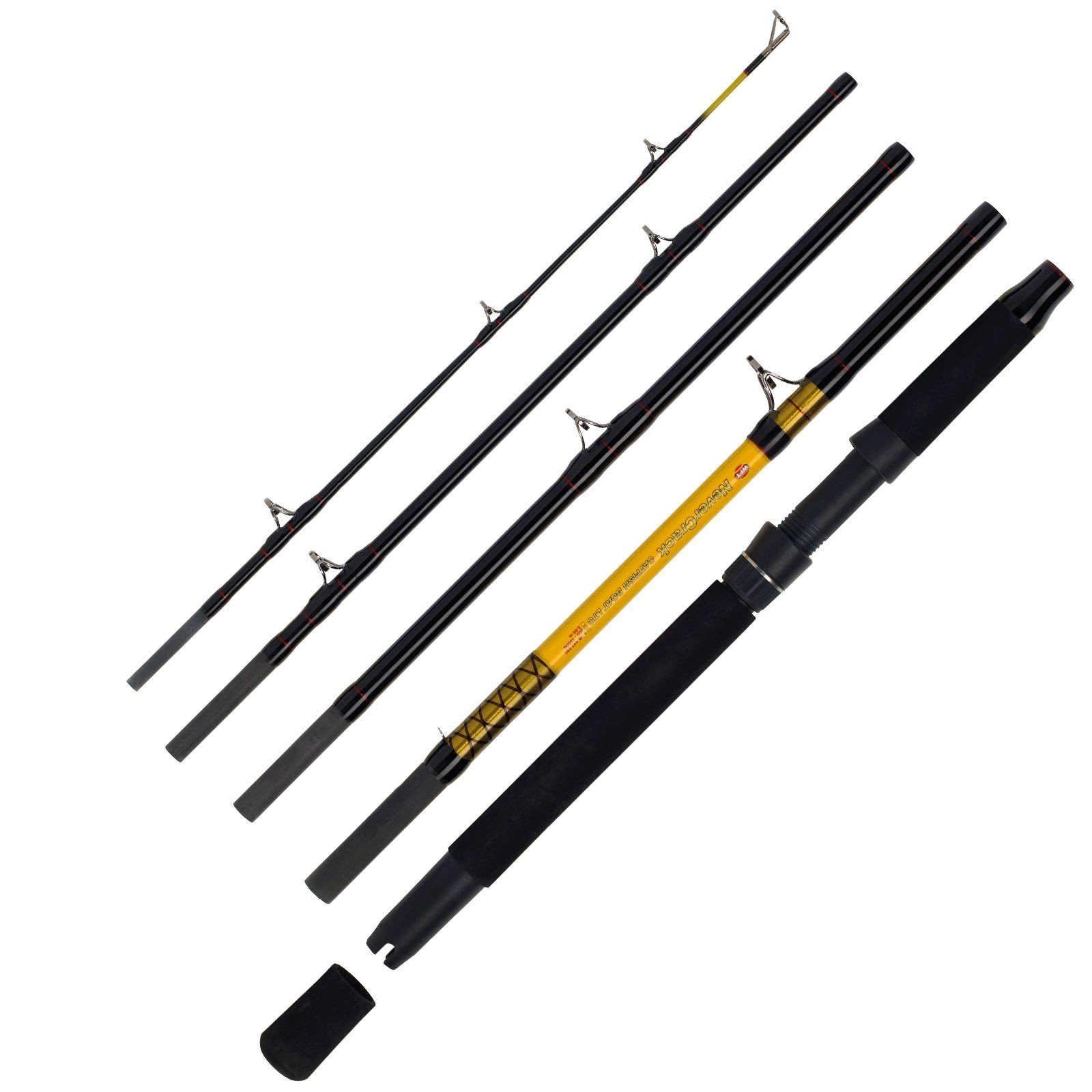 WFT Reiserute, (5-tlg), WFT Never Crack Catfish Boat LTC 2,60m 200-1000g 5 Teile Welsrute Reiserute
