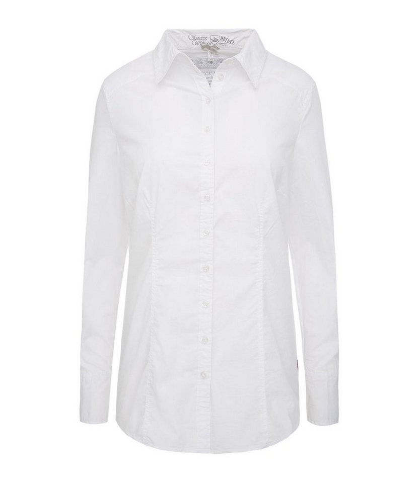 SOCCX Rüschenbluse mit formgebenden Abnähern SOCCX Rüschenbluse mit formgebenden Abnähern