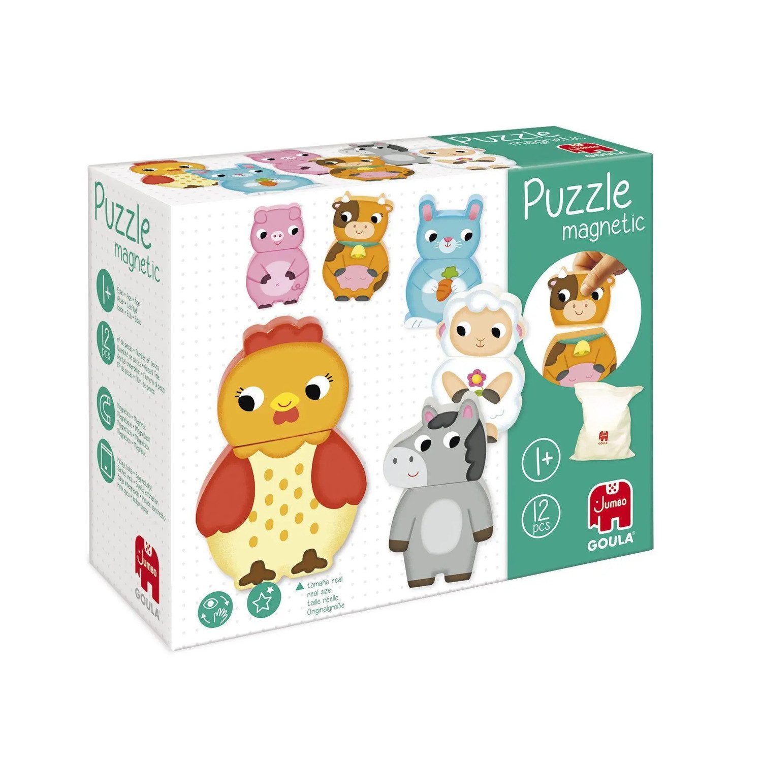 Jumbo Spiele Puzzle GOULA Magnetisches Holzpuzzle günstig online kaufen