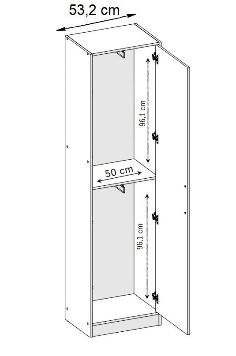 Compleo Garderoben-Set MALTI (Schuhschrank, Schrank, 5 günstig online kaufen