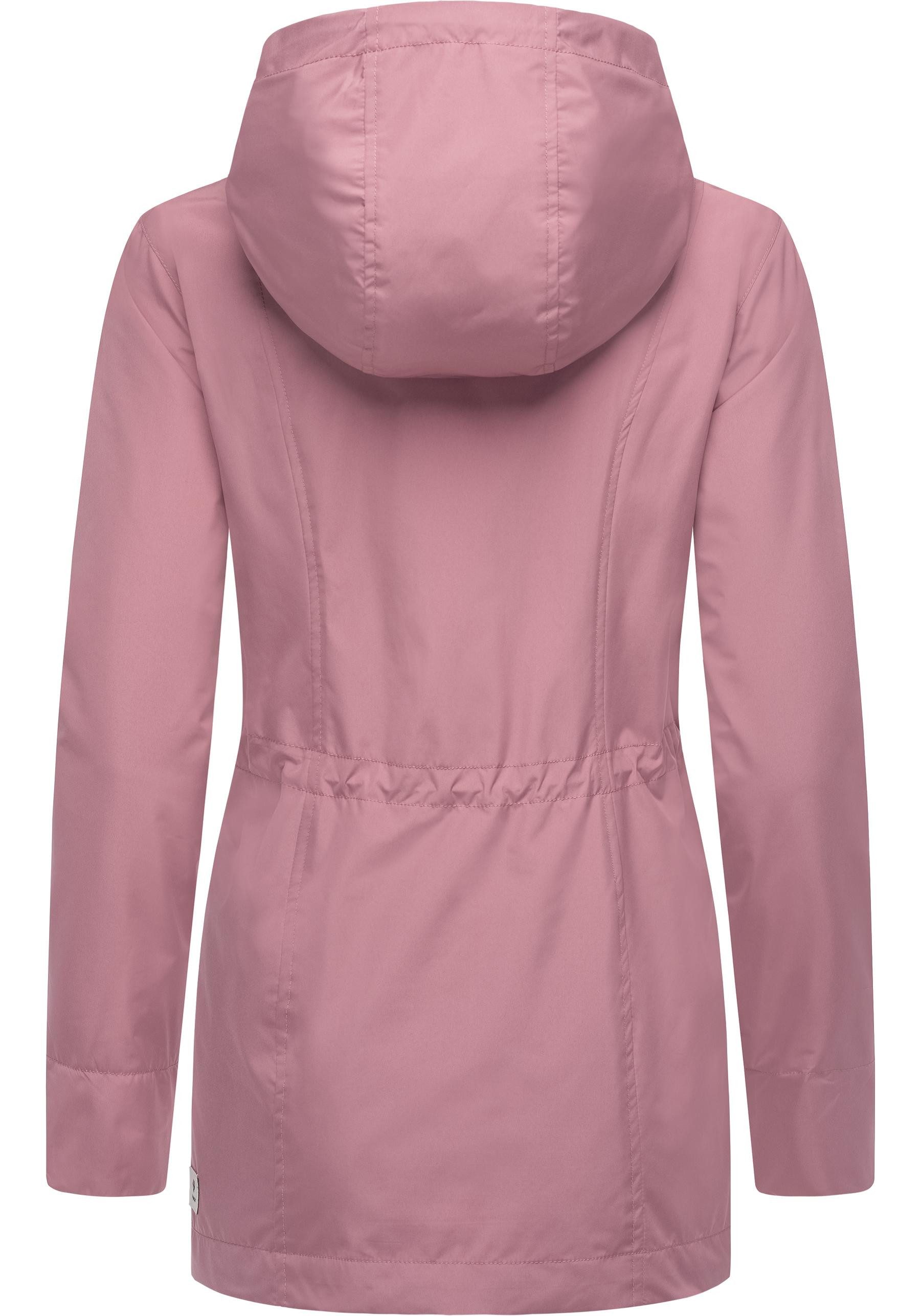 Ragwear Funktionsjacke Monadetta A Wasserdichte und atmungsaktive Übergangsjacke mit Kapuze