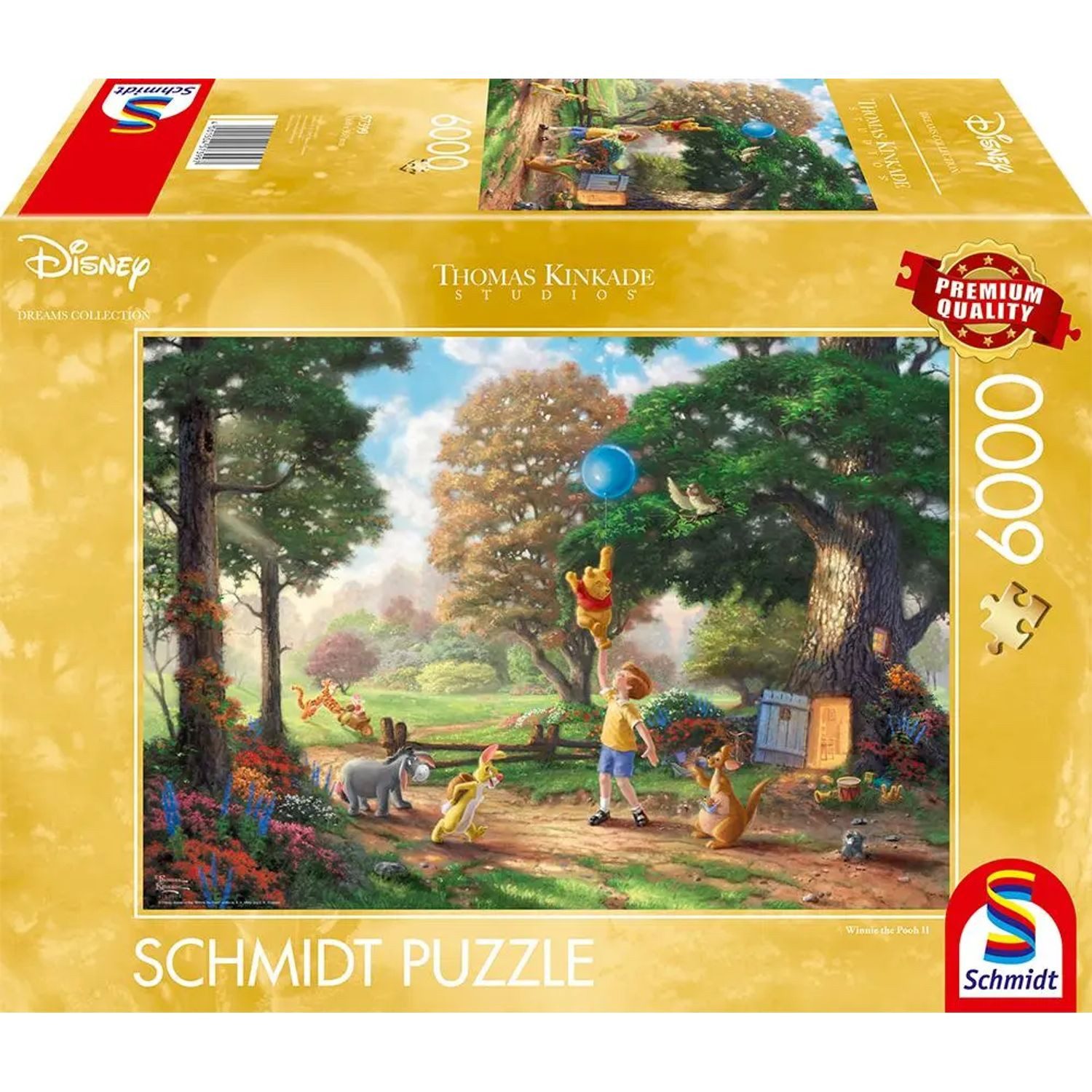Schmidt Spiele Puzzle Disney, Winnie Pooh II, 6000 Puzzleteile