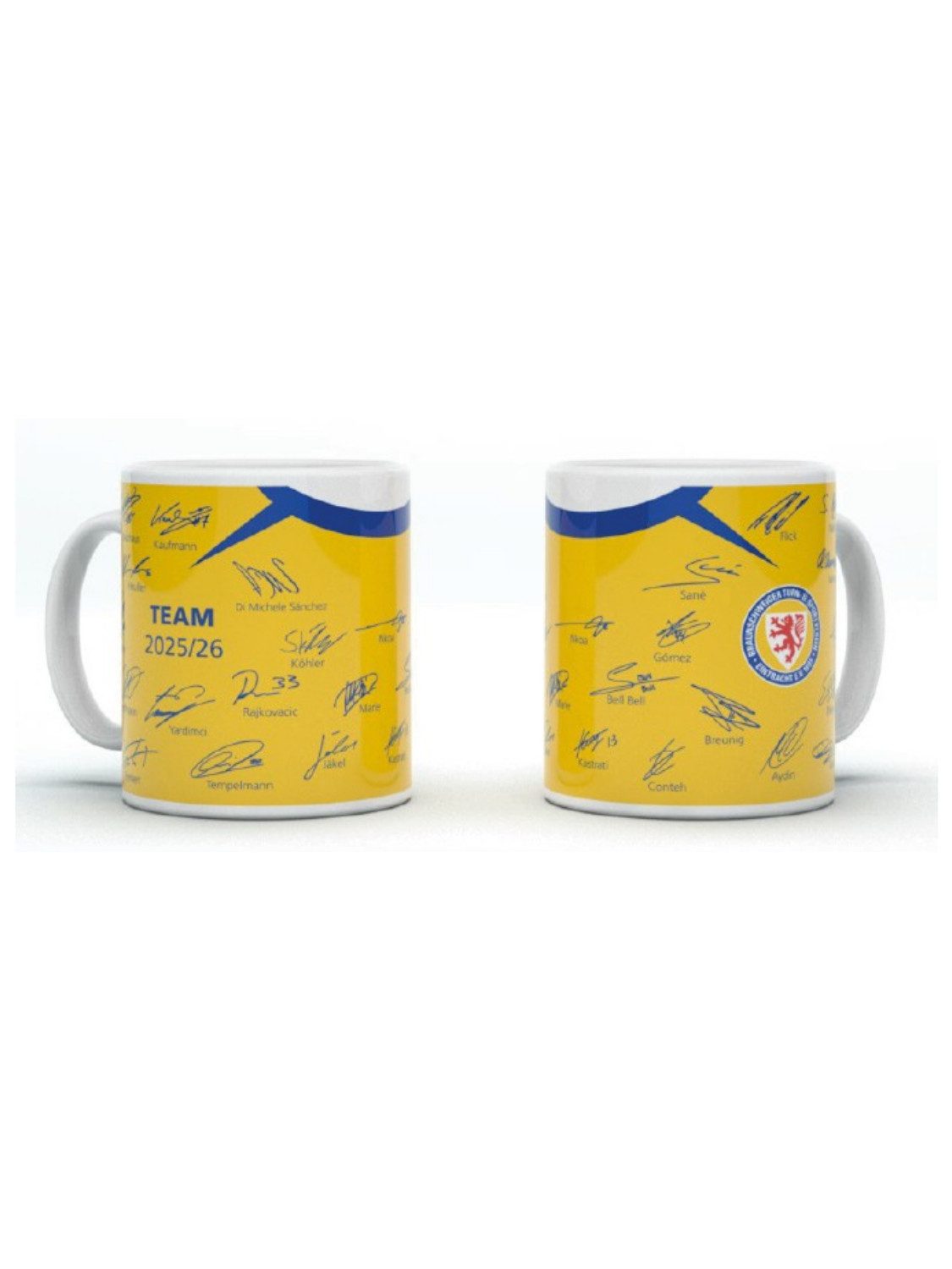 Eintracht Braunschweig Becher Eintracht Braunschweig Tasse Unterschriften 25/26, Keramik