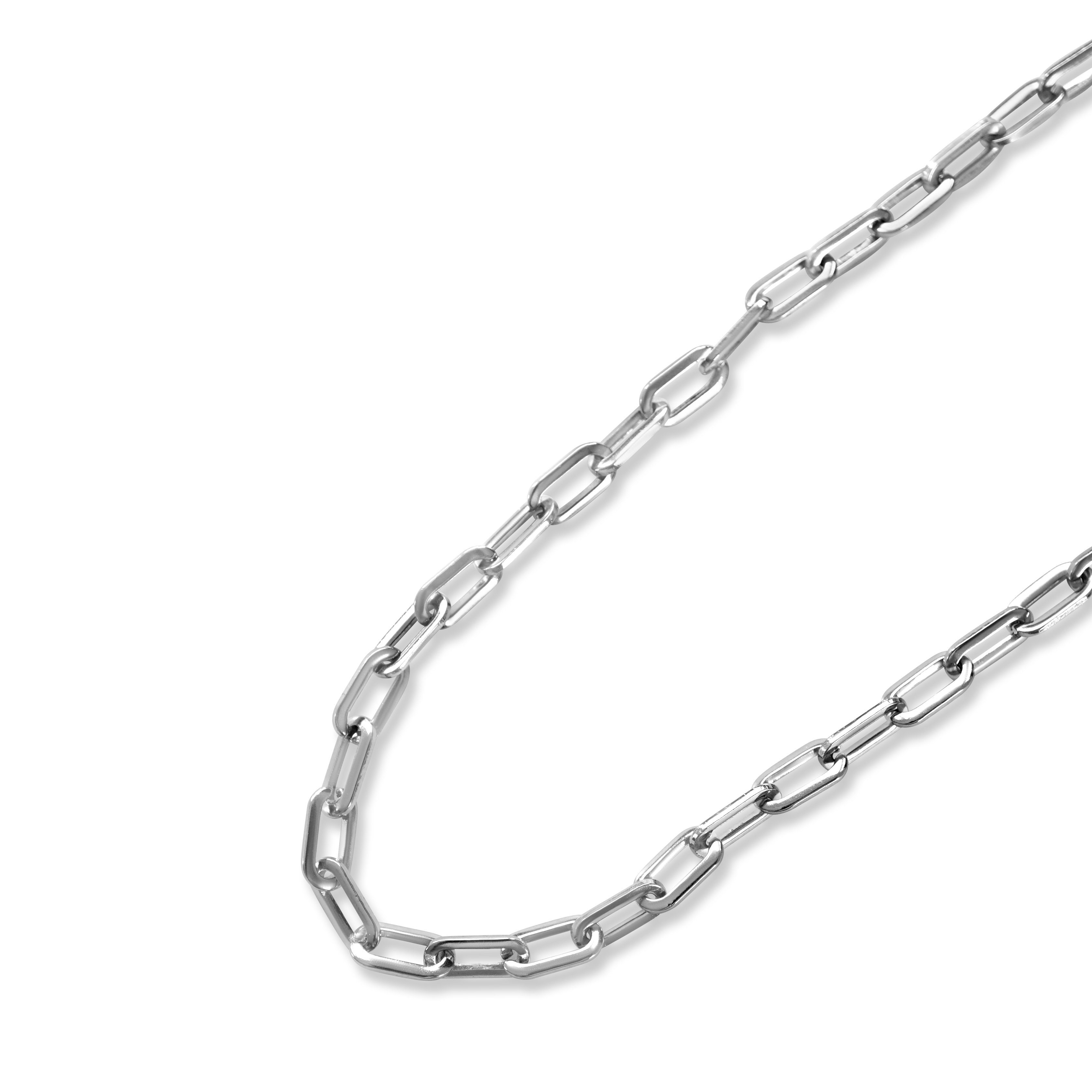 Sprezzi Fashion Edelstahlkette Edelstahl Halskette für Silber modern Herren