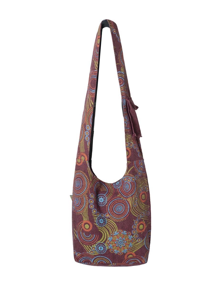 Vishes Shopper Umhängetasche Beuteltasche Yogi Baumwolle Mandala, Hippie, Ethno, Festival Tasche