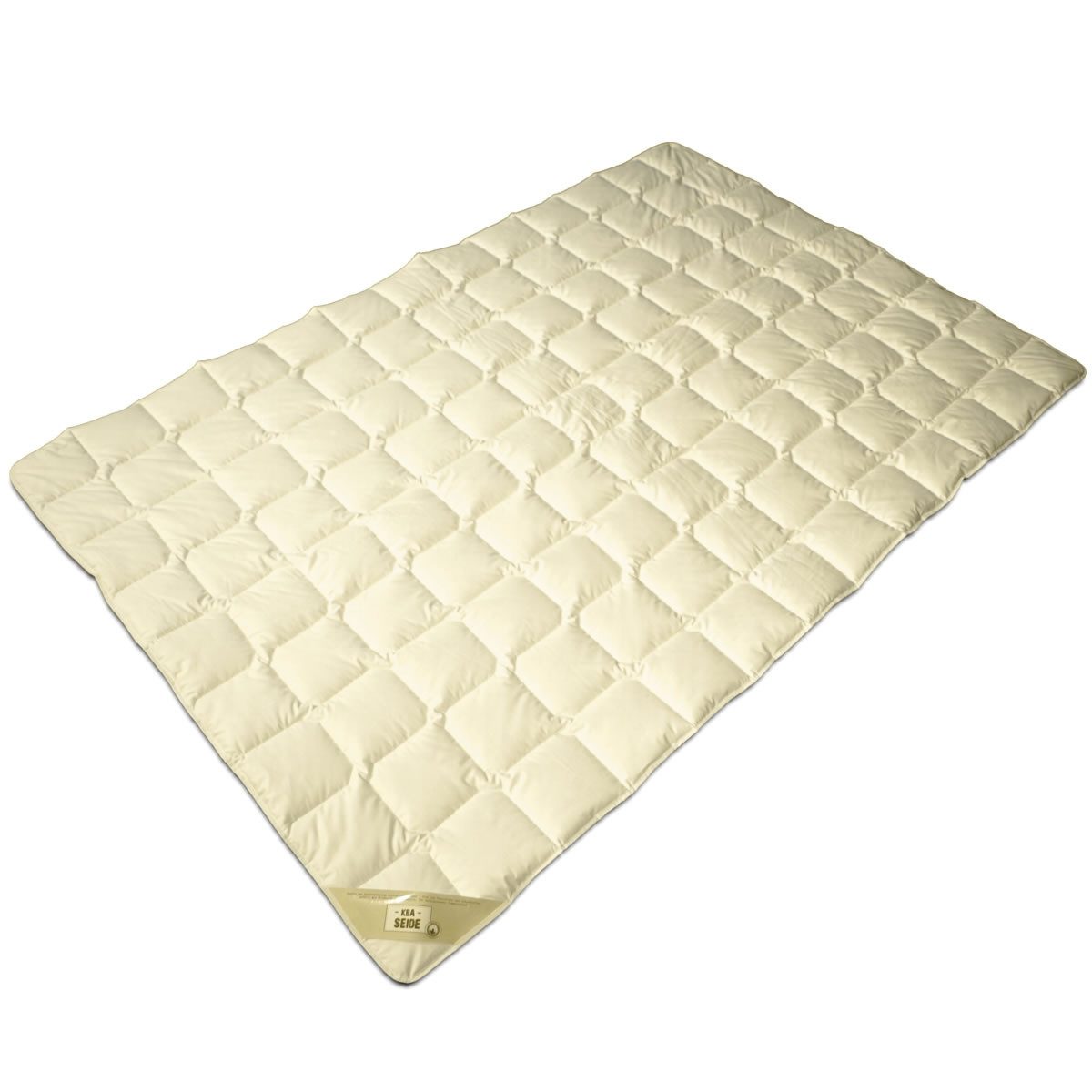 Garanta Sommerbettdecke Wildseide Sommerdecke Sommerbett waschbar, Füllung: 60% Seide und 40% Baumwolle, Bezug: 100% Baumwolle aus kontrolliert biologischem Anbau, Bettdecke hergestellt in Deutschland