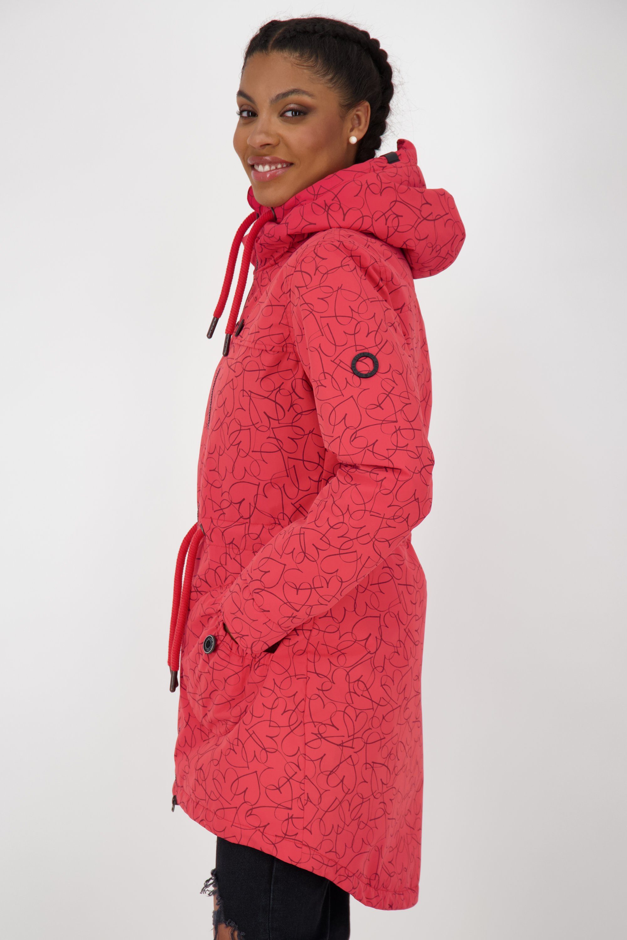 Alife & Kickin Winterjacke A Jacket Damen fuchsia CharlotteAK