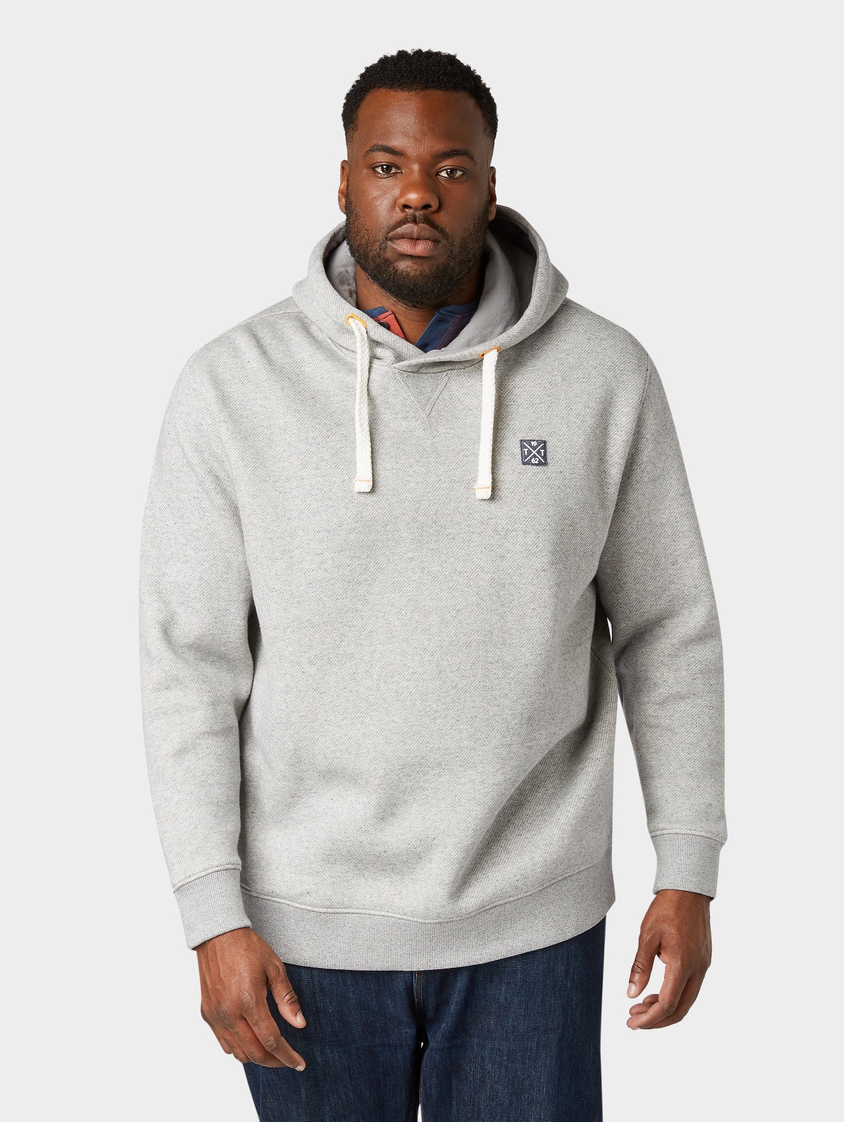 TOM TAILOR Hoodie »Gemusterter Hoodie«, Langärmlig mit Kapuze online