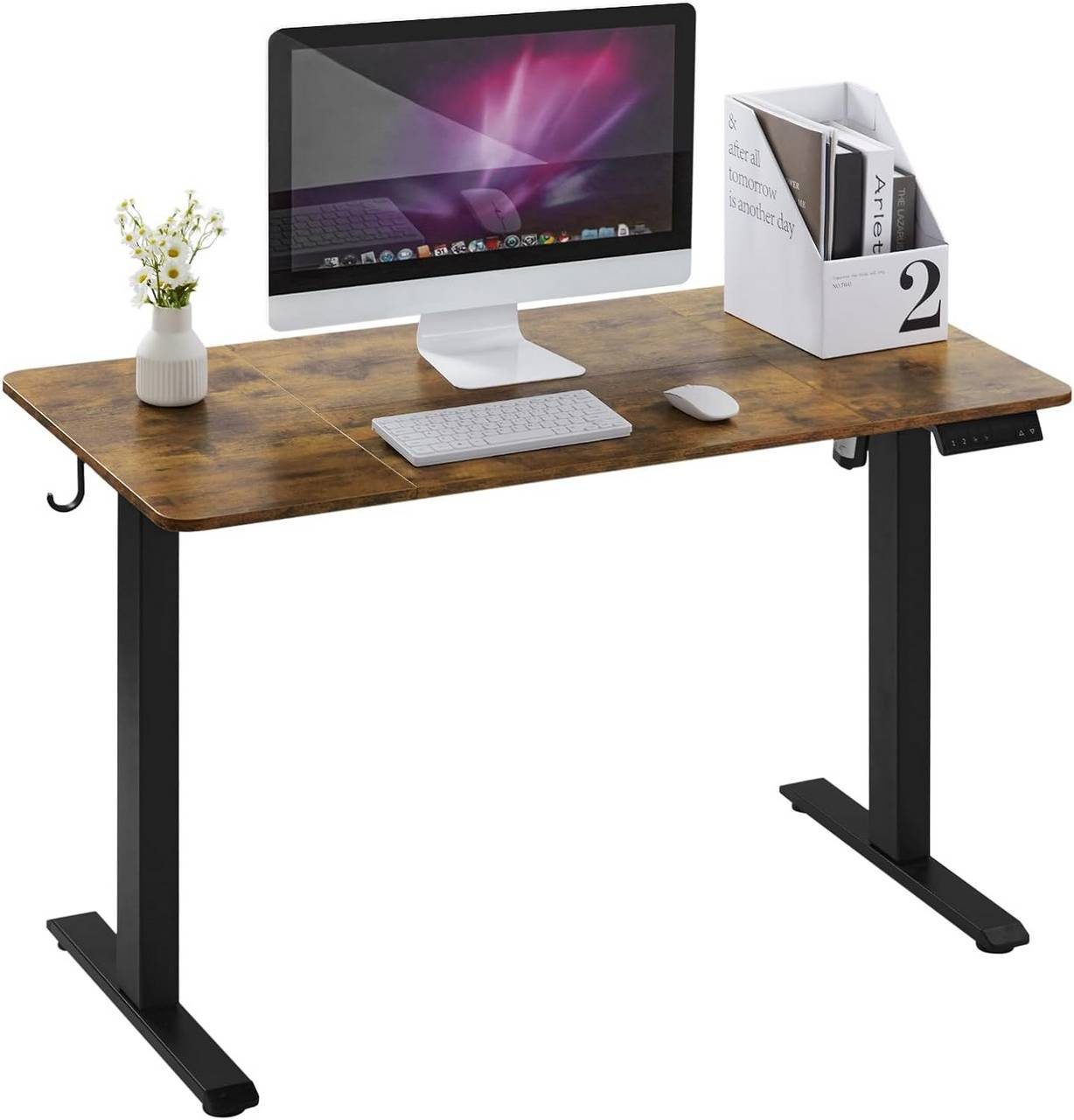 Arebos Elektrisch Höhenverstellbarer Schreibtisch 180x80cm - Standing Desk Mit Memory-Funktion