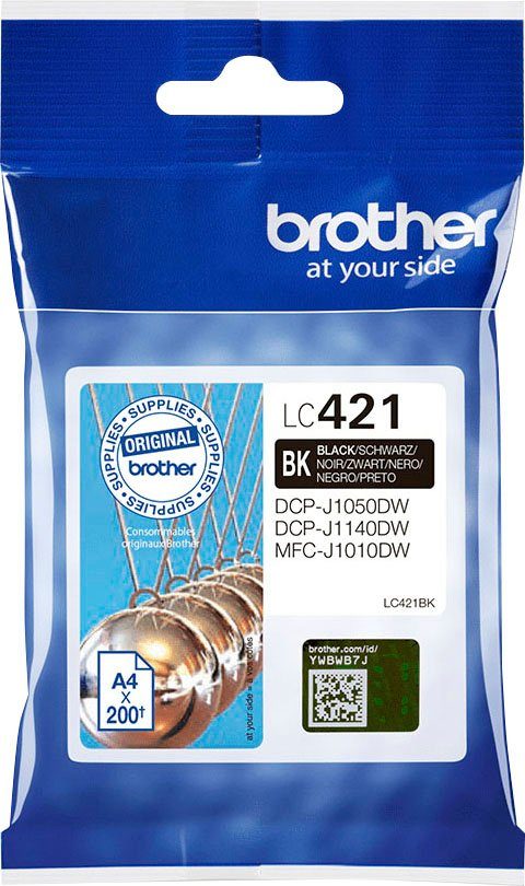 Brother LC-421BK Tintenpatrone (1-tlg)