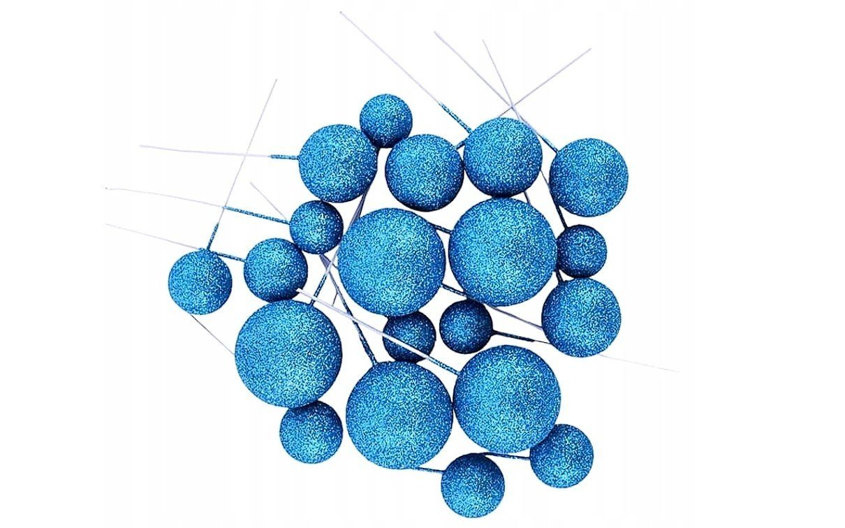 Festivalartikel Топпер для торта Tortendekoration Kugeln am Stiel Gold Topper Ball goldenen Kugeln