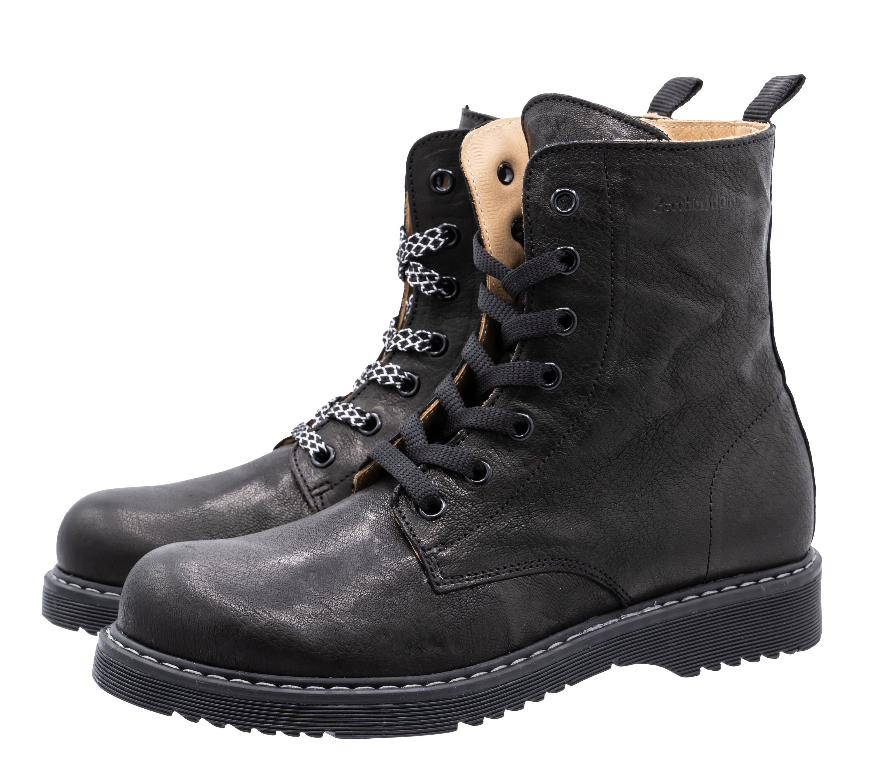 Zecchino d'Oro Zecchino d'Oro Чоботи M16 7602 Boots Leder Чоботиette schwarz Schnürstiefelette