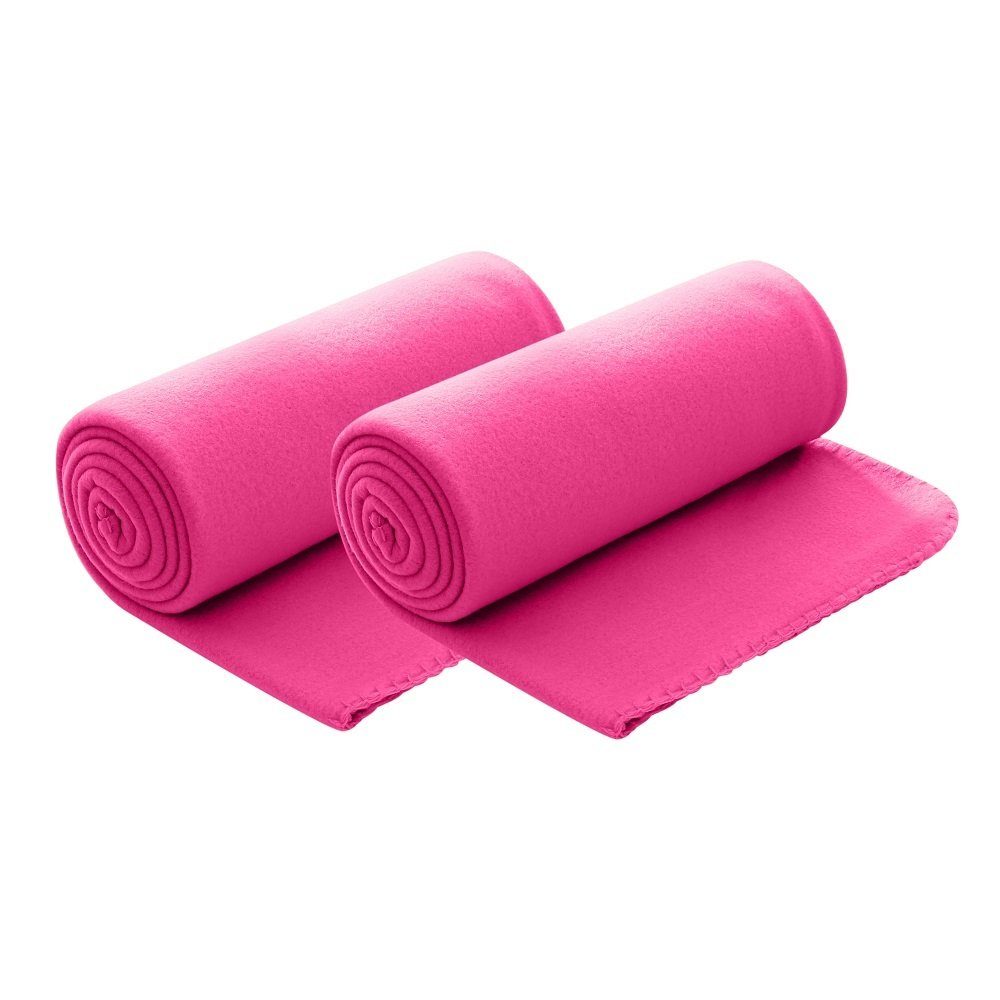 Wohndecke Polar-Fleece, wometo, (2er Set Fleecedecken) günstig online kaufen