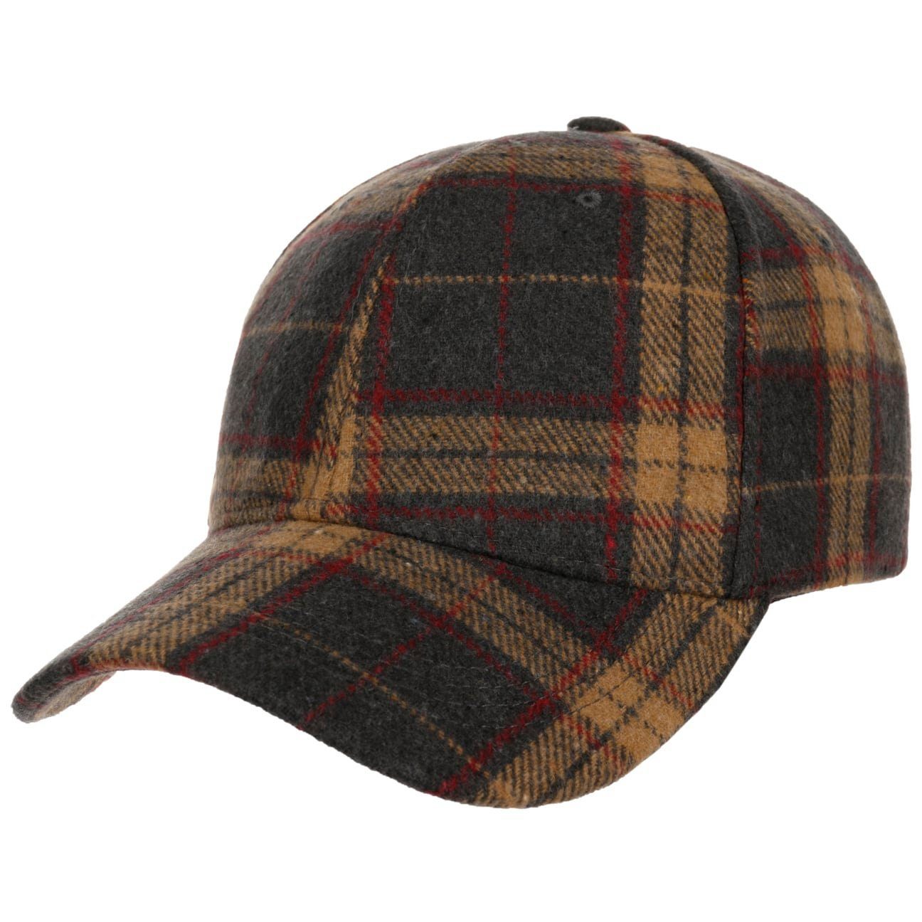 Basecap Lipodo Metallschnalle grau (1-St) Baseball Cap