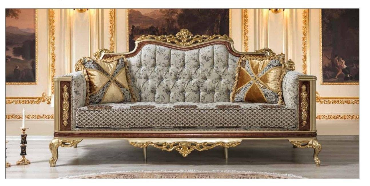 3+1+1 Luxus JVmoebel Wohnzimmer-Set Sofa Sofas Sessel Sofagarnitur Sitzer Couchtisch