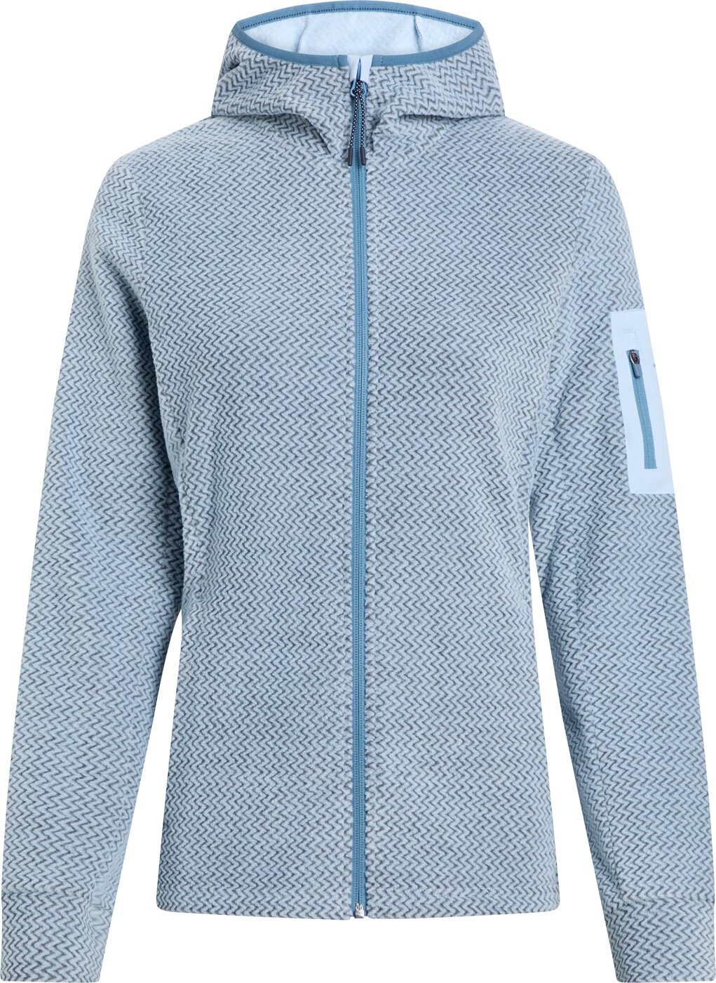 McKINLEY Fleecejacke Da.-Unterjacke Hucture FZ W BLACK/ROSE DARK