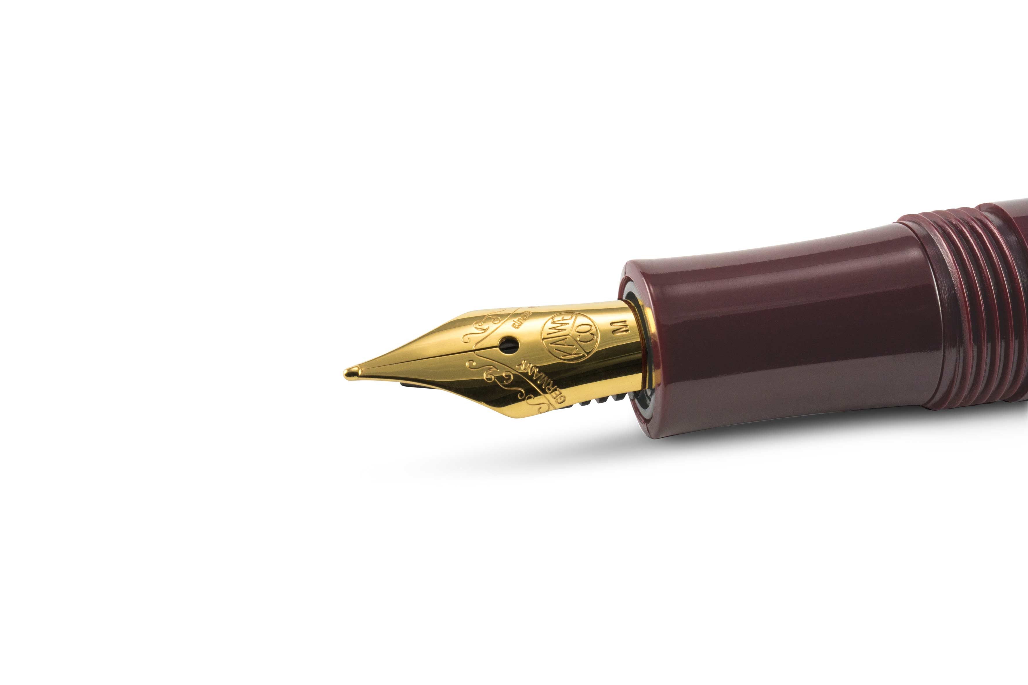 Kaweco Füllfederhalter Kaweco CLASSIC Sport Füllhalter Bordeaux, Fein vergoldet