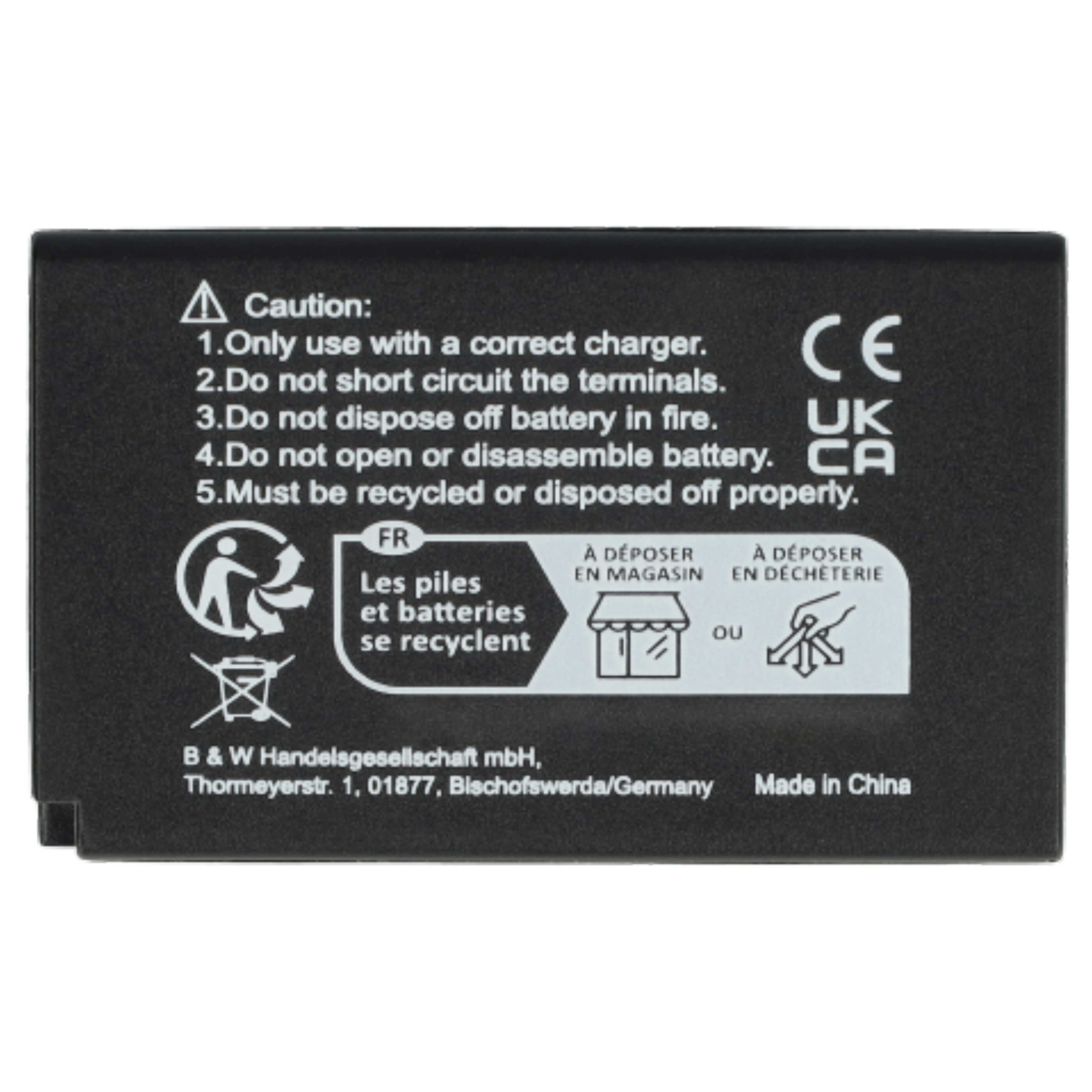 vhbw passend für Nikon Coolpix P1000, P1100, A, P950 Kamera / Foto / Kompak Kamera-Akku Akku Li-Ion 850 mAh (7,4 V, 3 St), Leistungsfähige Austausch-Akkus für D – Bild 4 von 5