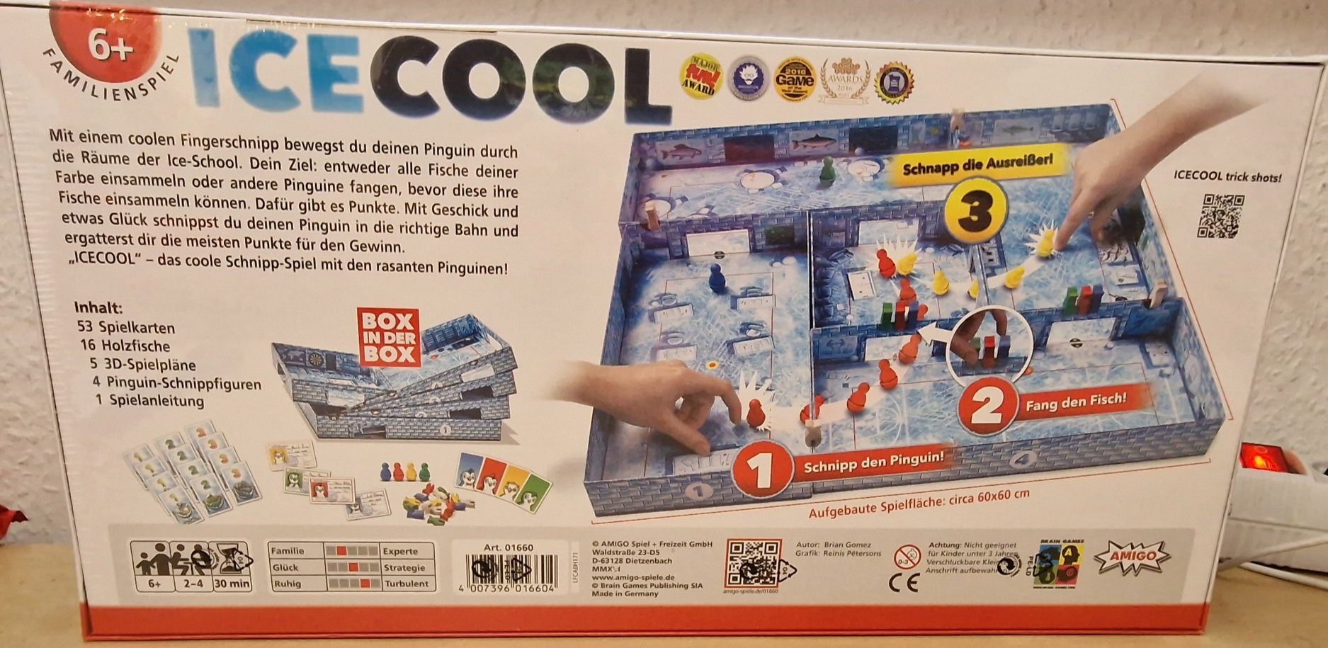 abgebildet ICECOOL, Freizeit Spiel GmbH ICECOOL Amigo Wie Spielesammlung, +
