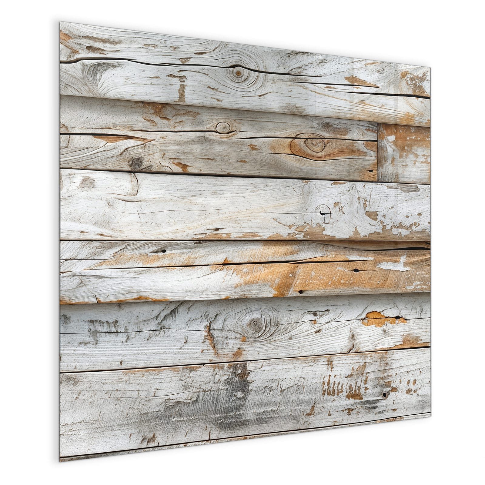 Primedeco Magnettafel Glas Verwittertes Holz Brettpanel günstig online kaufen