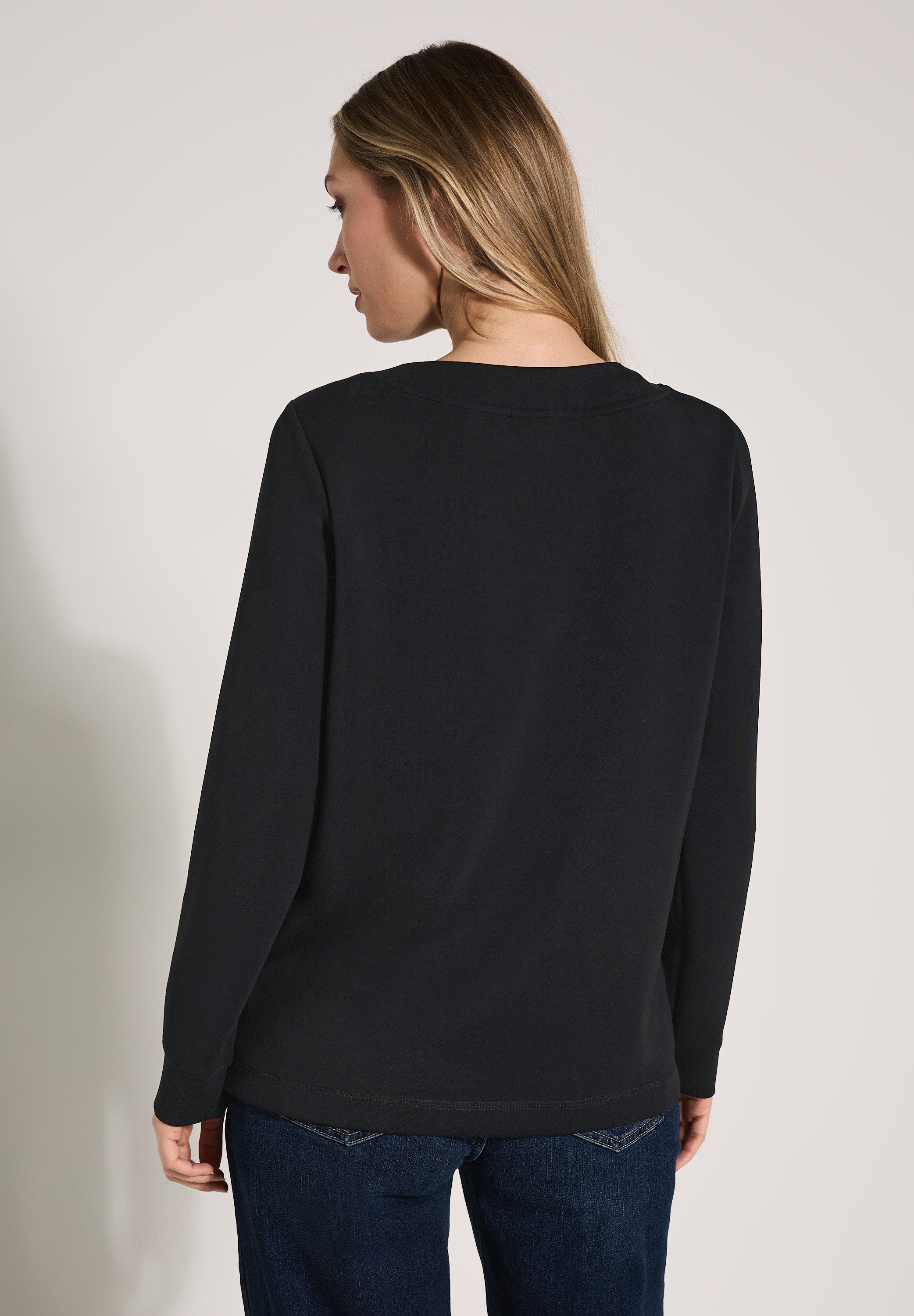 CECIL Sweatshirt mit Stehkragen