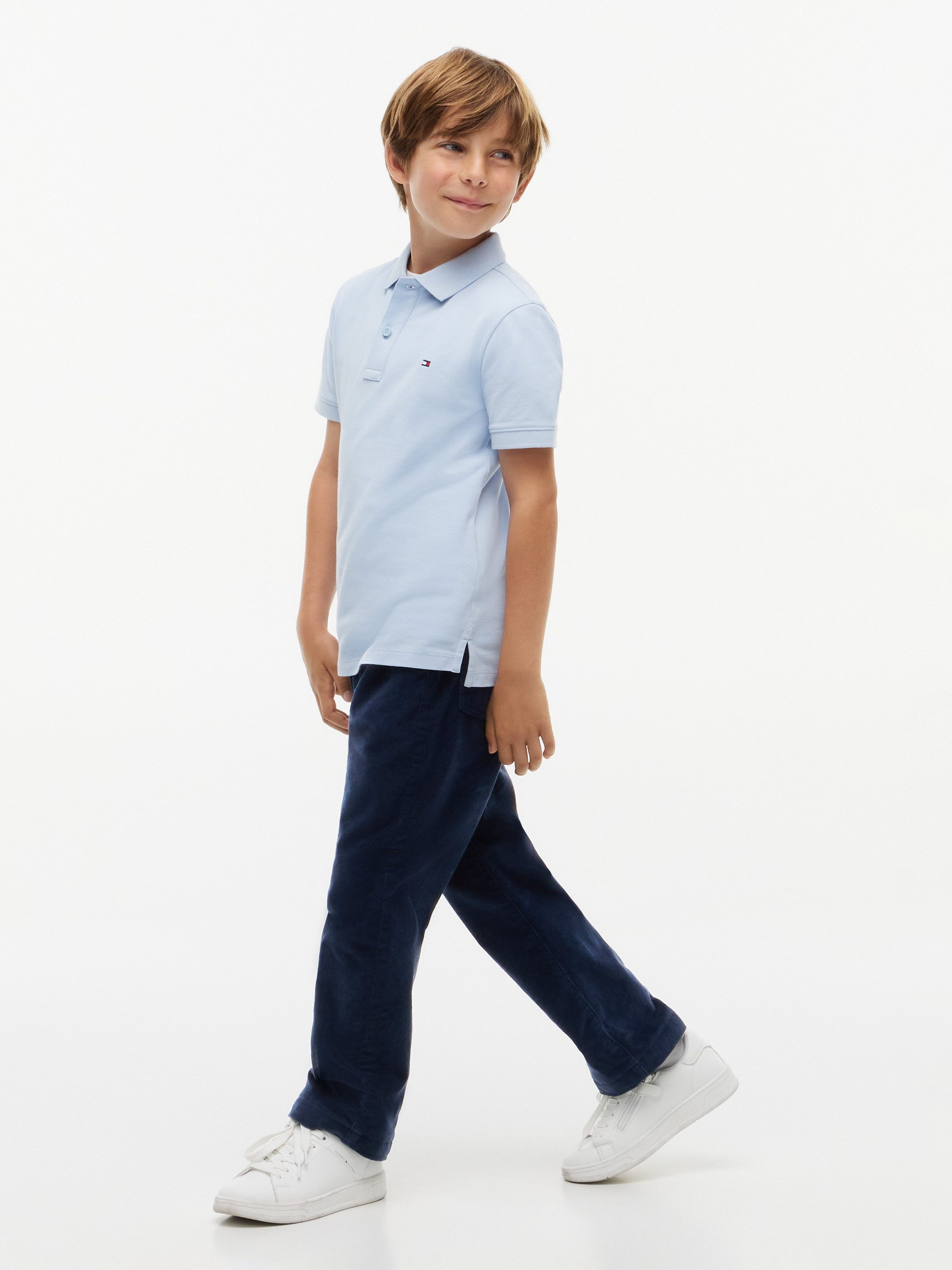 Tommy Hilfiger Poloshirt FLAG POLO SS mit Logostickerei – Bild 4 von 5
