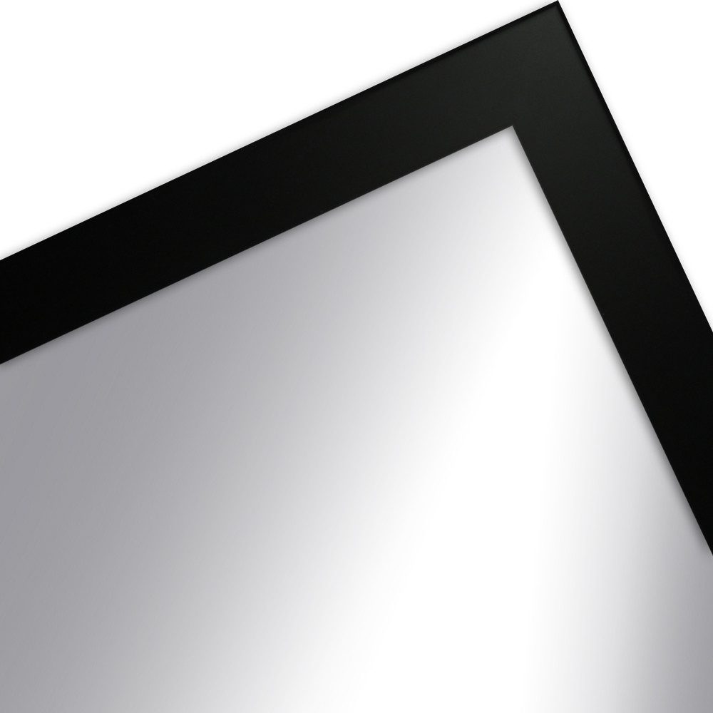 WANDStyle Wandspiegel H960, Schwarz, aus Massivholz günstig online kaufen