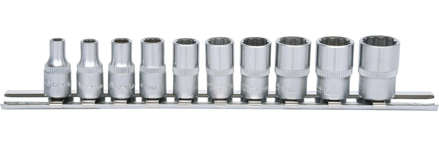 Thumbnail - KS Tools Stecknuss 1/4" 12-kant-Stecknuss-Satz, 10-tlg