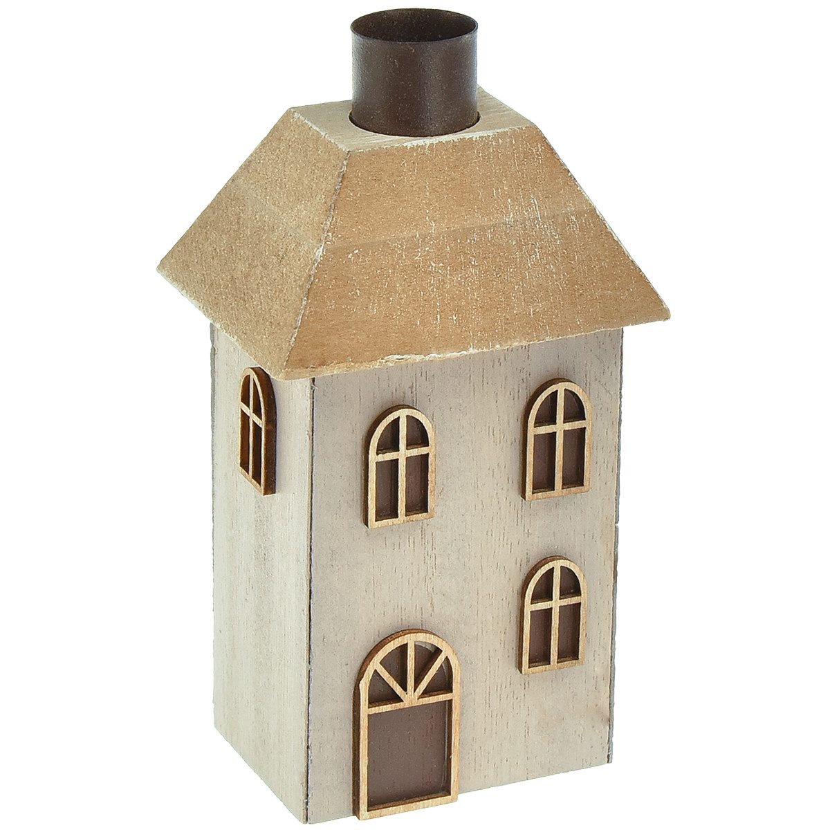 Florists Products Kerzenhalter Kerzenhalter Hausdesign Adventsdeko für Stabkerzen, 2 Stück