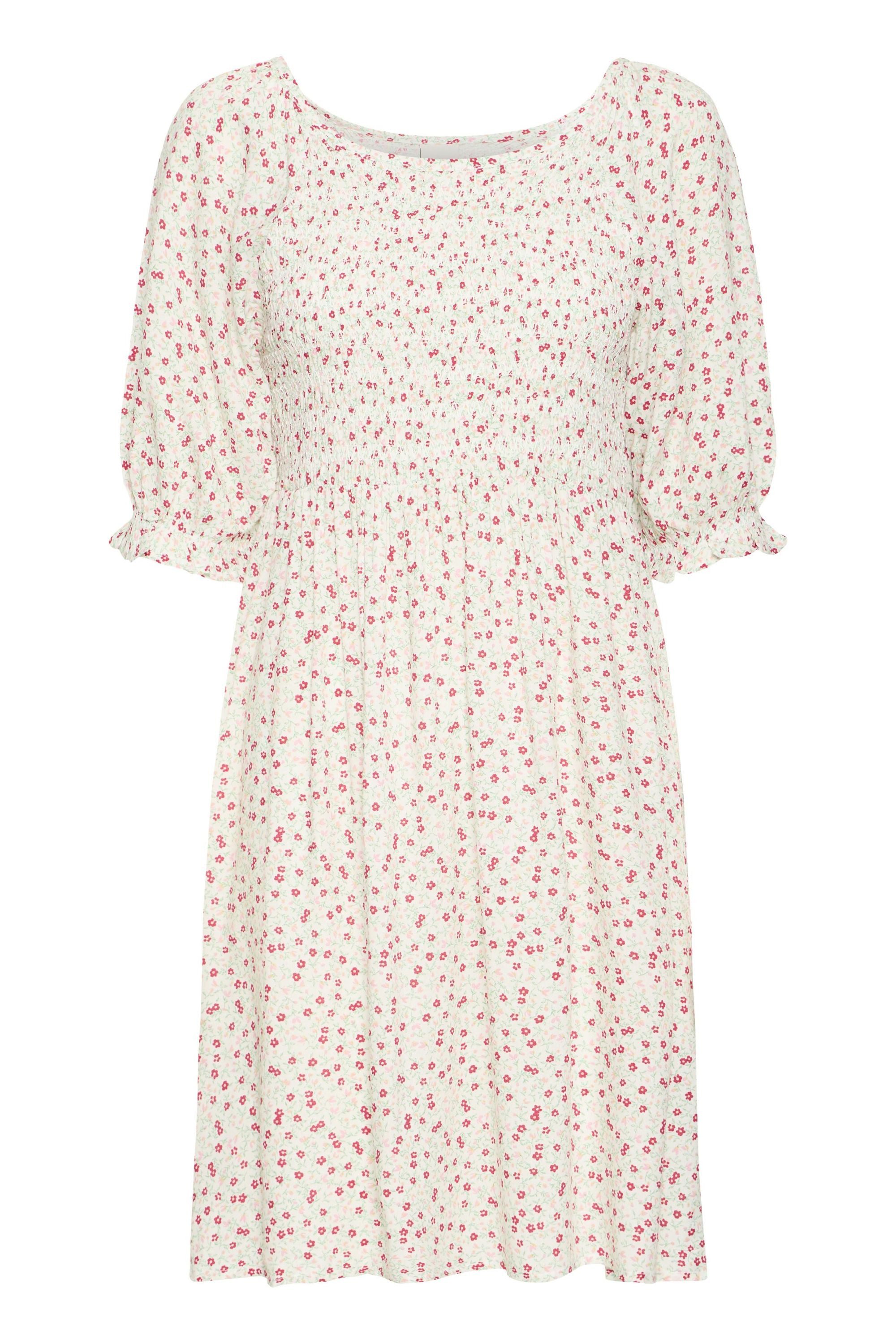 Ichi Minikleid IHVERA Niedliches Blumiges Sommerkleid günstig online kaufen