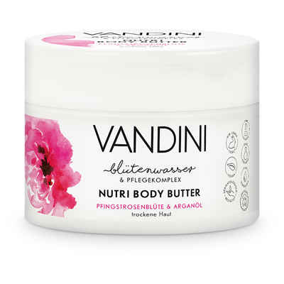 VANDINI Körperbutter NUTRI Body Butter Pfingstrosenblüte & Arganöl, 1-tlg.