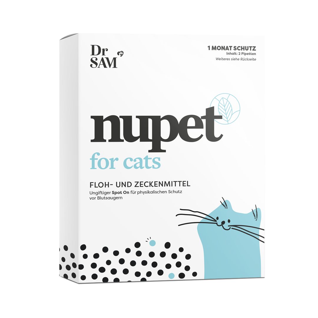 Dr. SAM Fellpflege Dr. SAM Nupet Cat - Floh- und Zecken Spot-on mit Geraniol 2x1 ml